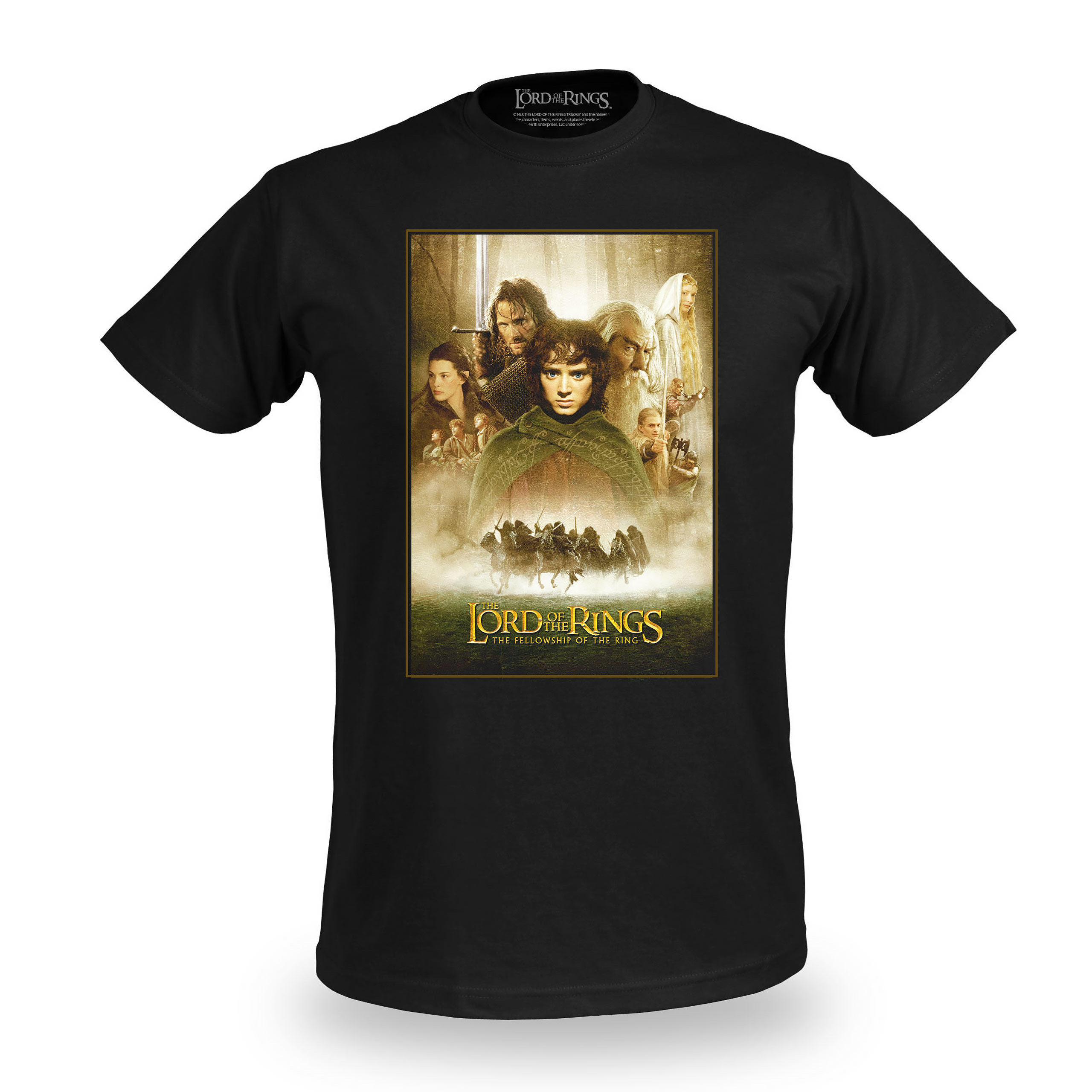 De Reisgenoten Poster T-shirt - In de Ban van de Ring