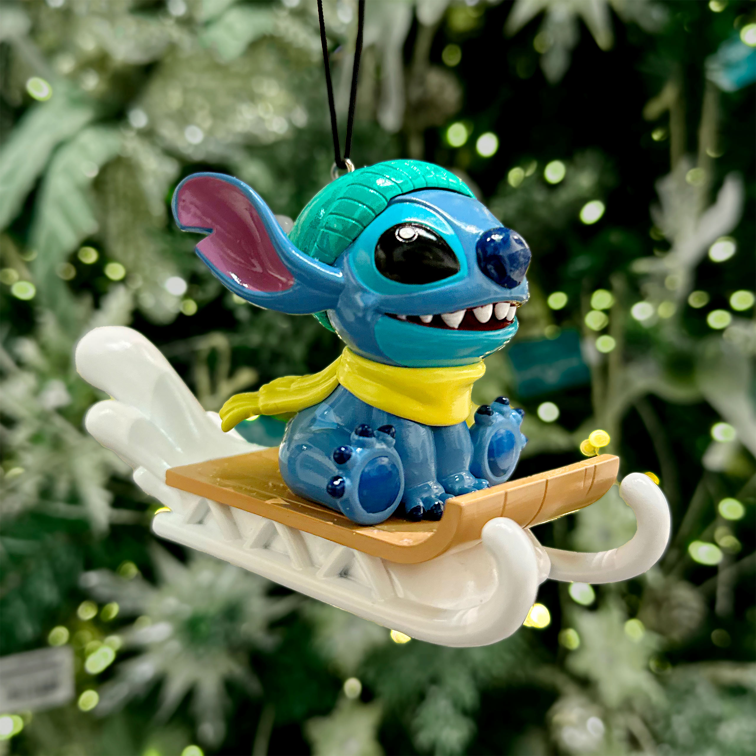 Stitch met Slee Kerstboomversiering - Lilo & Stitch