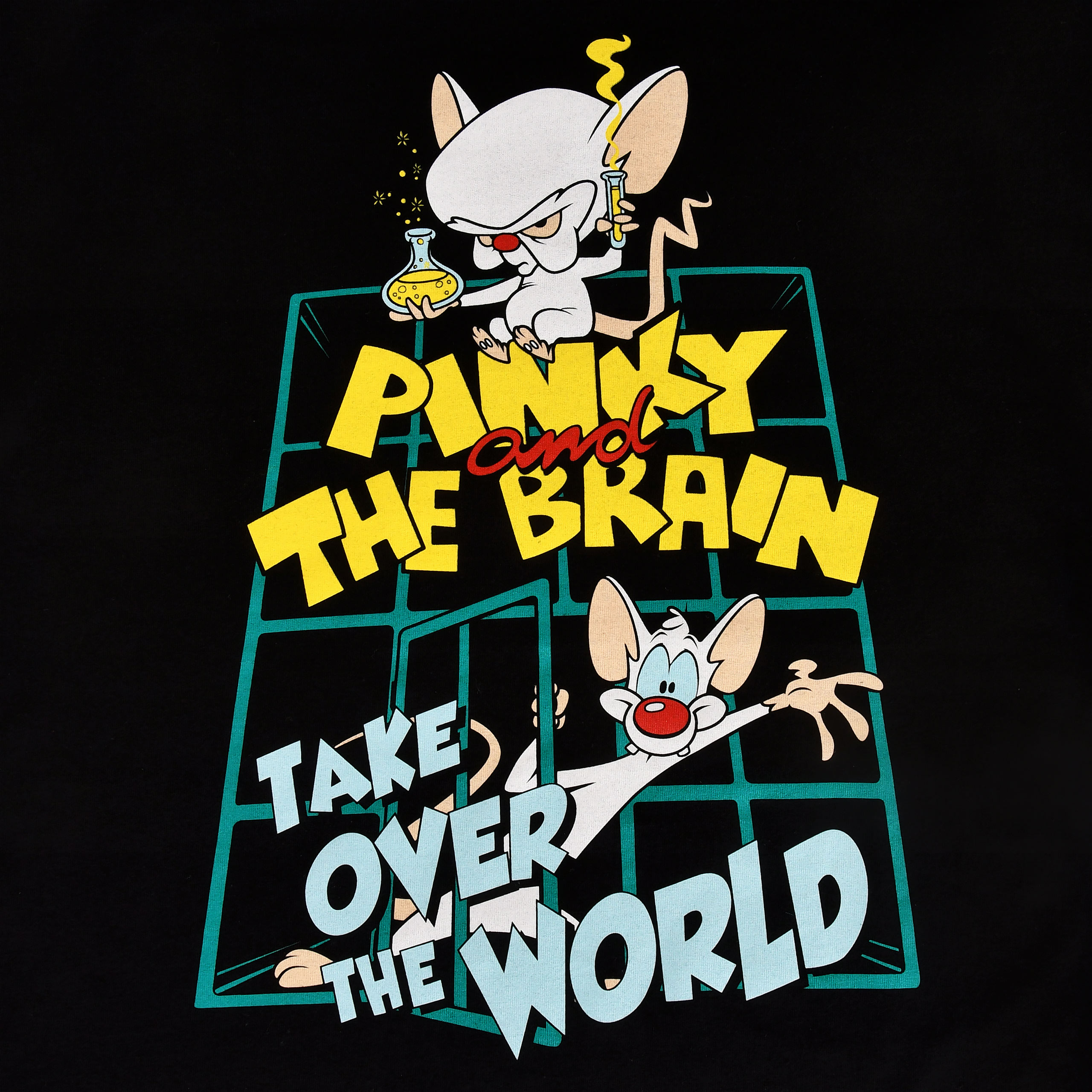 Pinky en de Brain - Take Over The World T-Shirt