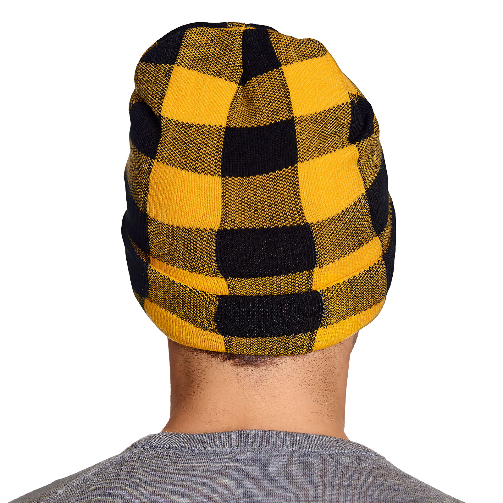 Harry Potter - Hufflepuff Crest Checkered Hat