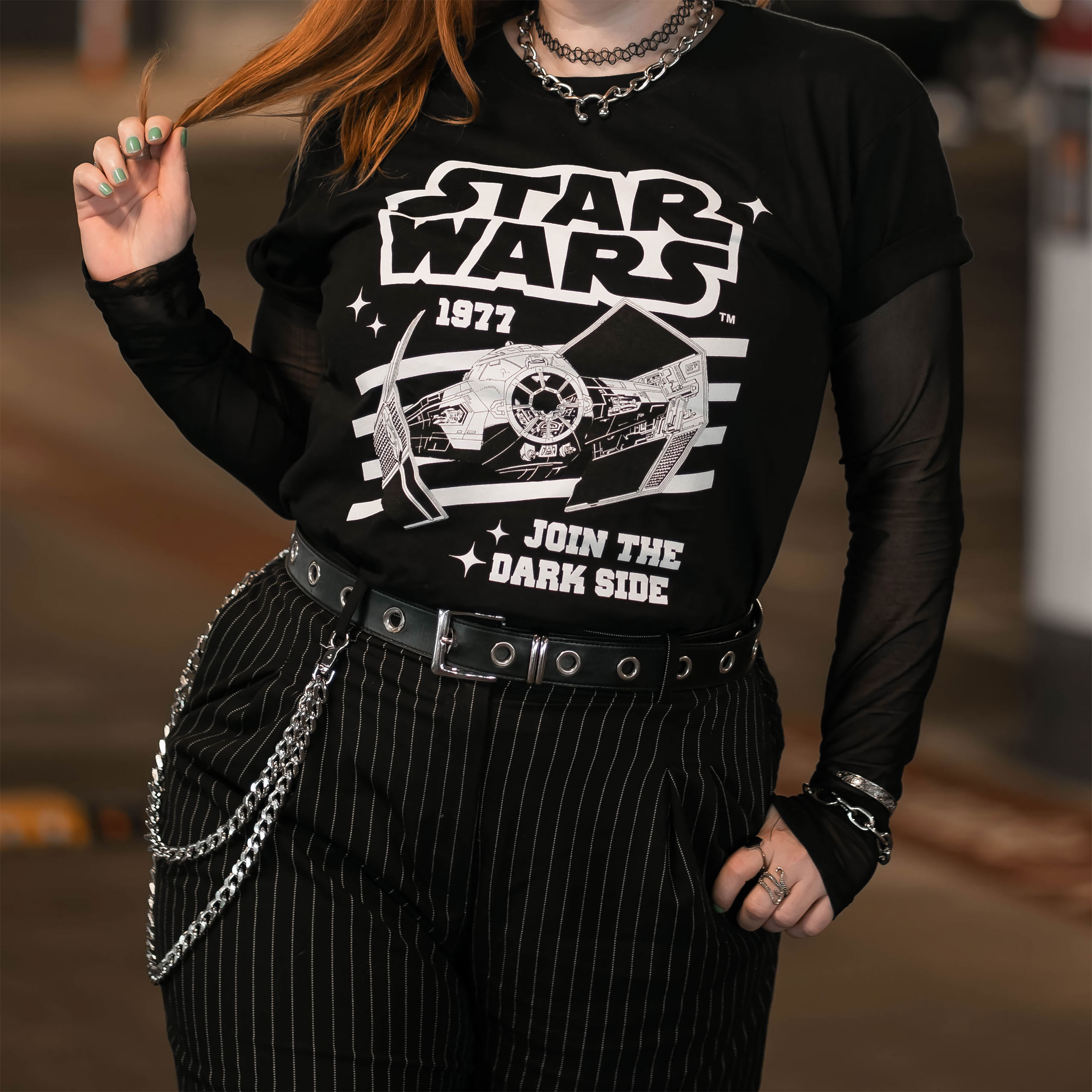 Star Wars - TIE Fighter T-shirt zwart