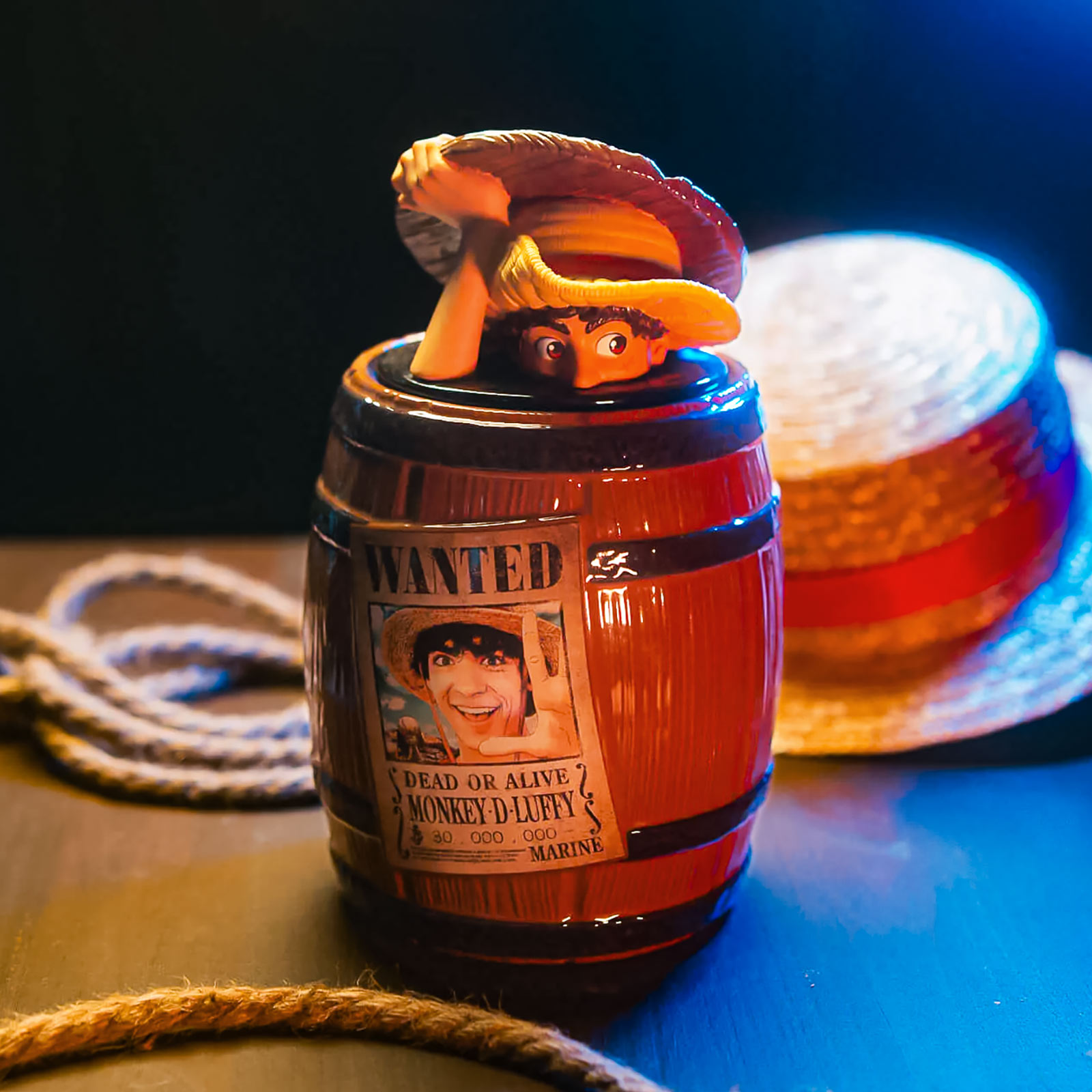 One Piece Netflix - Tarro de galletas Monkey D. Luffy