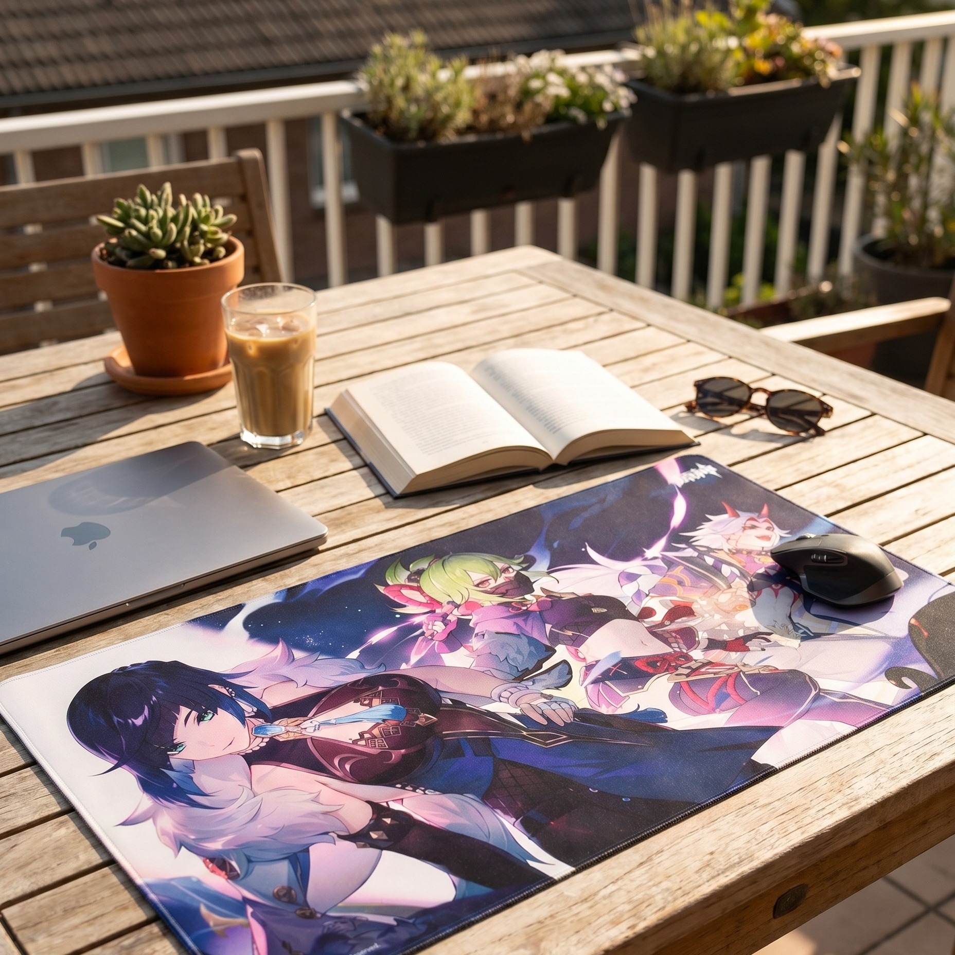 Genshin Impact - Yelan, Kuki Shinobu und Arataki Itto Mousepad