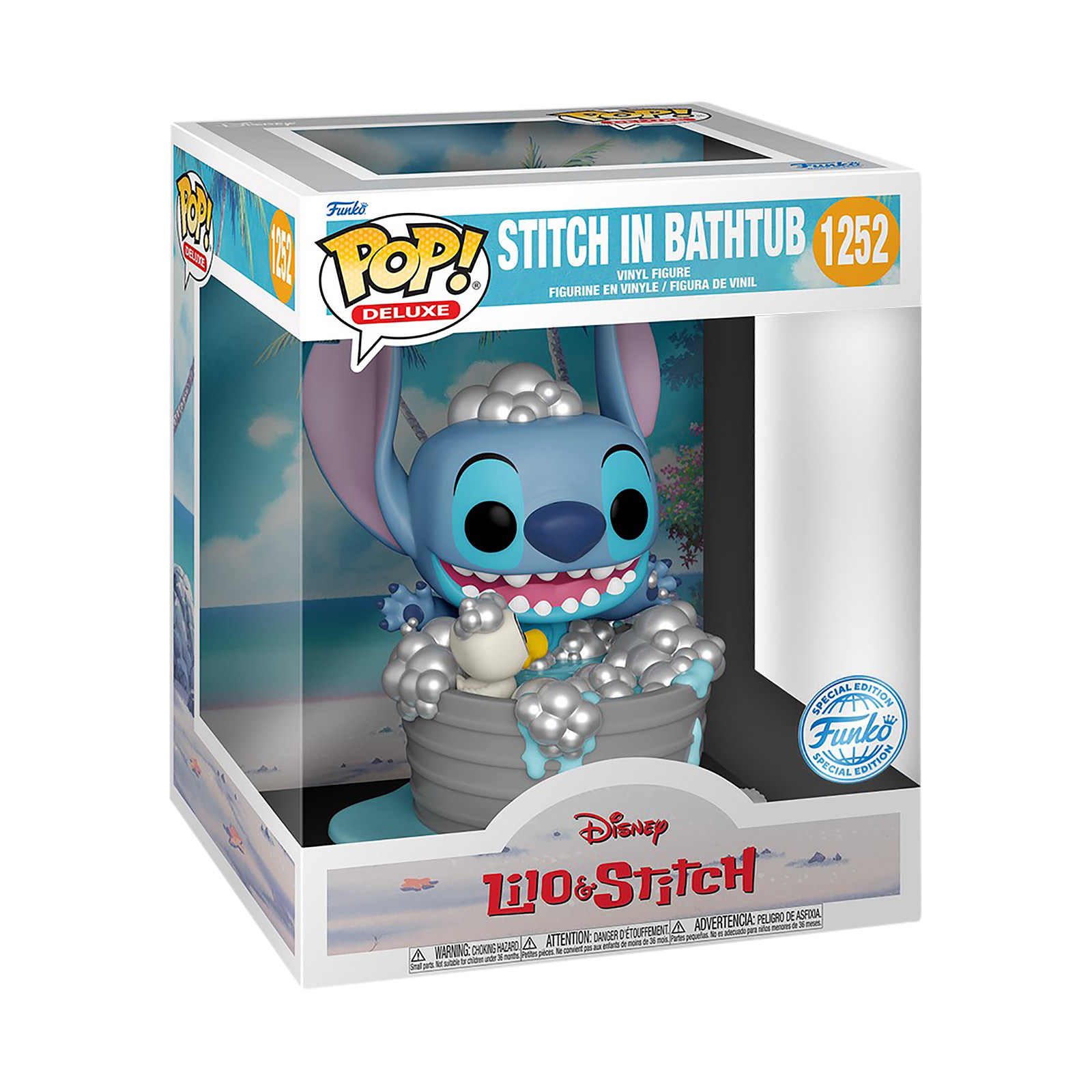 Stitch in Badewanne Funko Pop Figur - Lilo & Stitch
