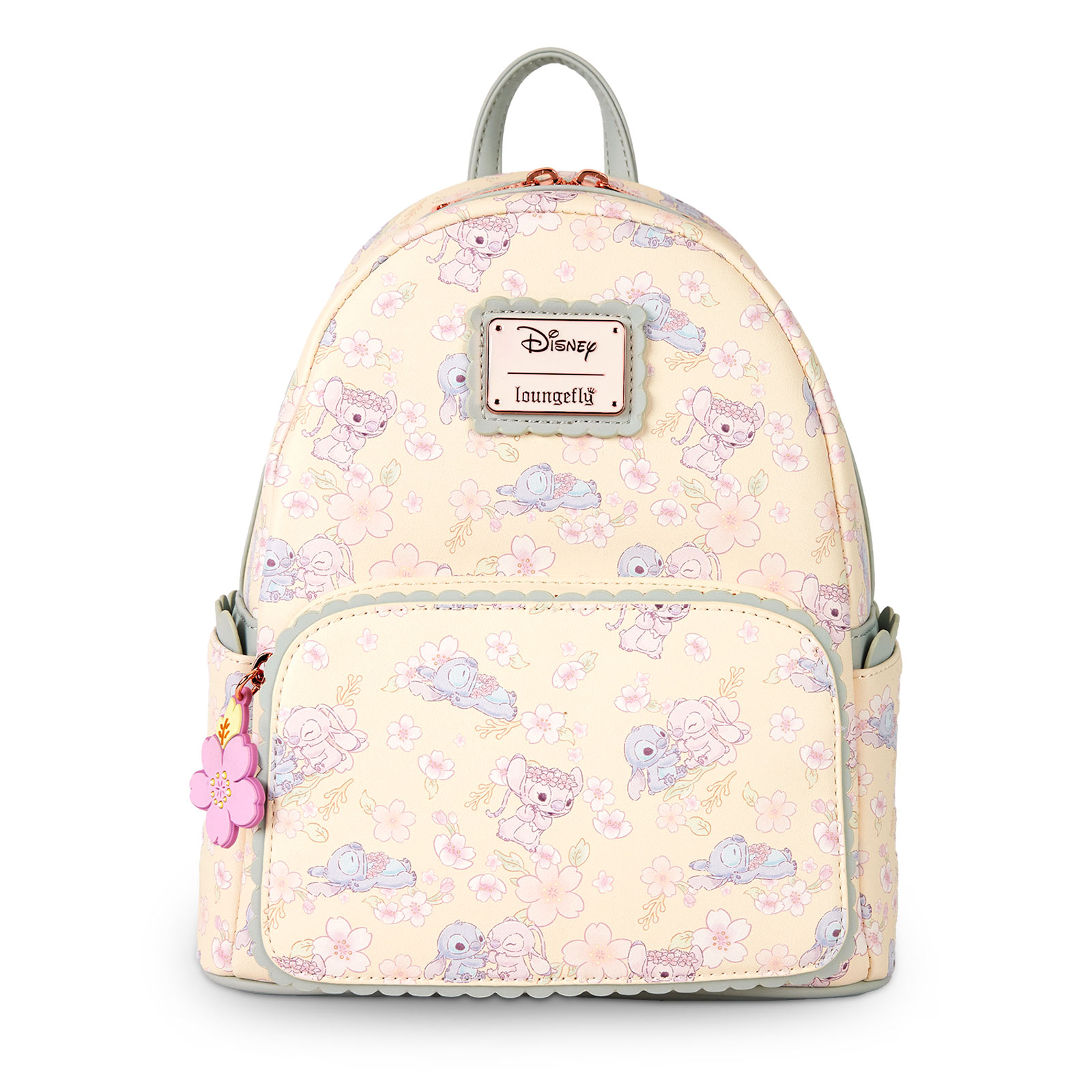 Lilo & Stitch - Angel and Stitch Cherry Blossom Mini Backpack