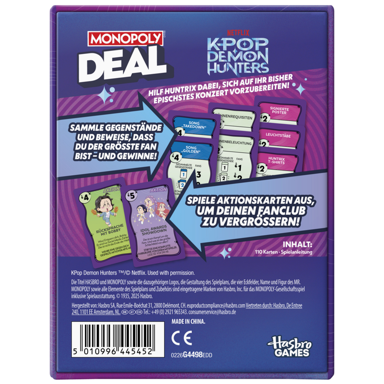 KPop Demon Hunters - Monopoly Deal