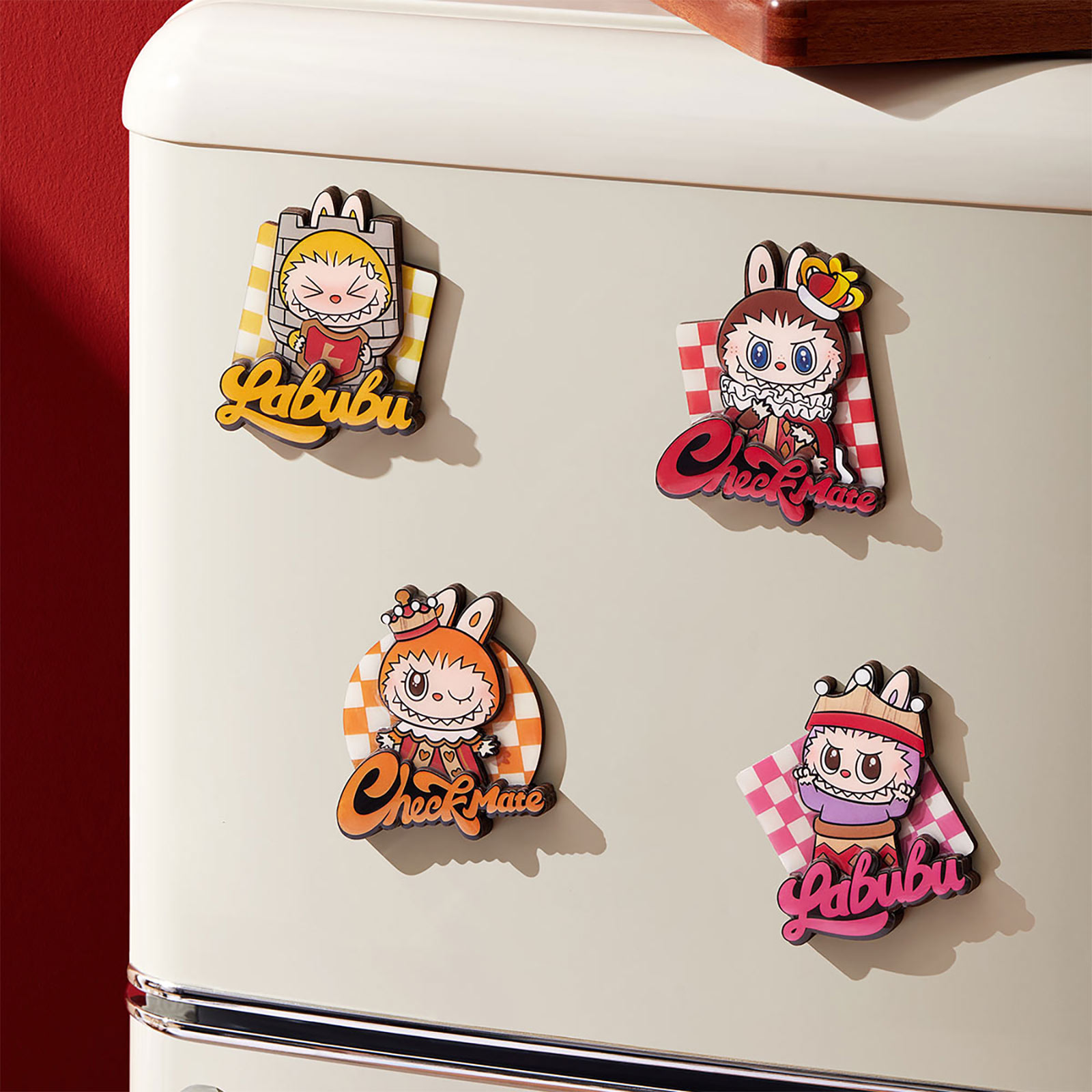 Labubu - The Monsters Let's Checkmate Series POP MART Mystery Magnet Display