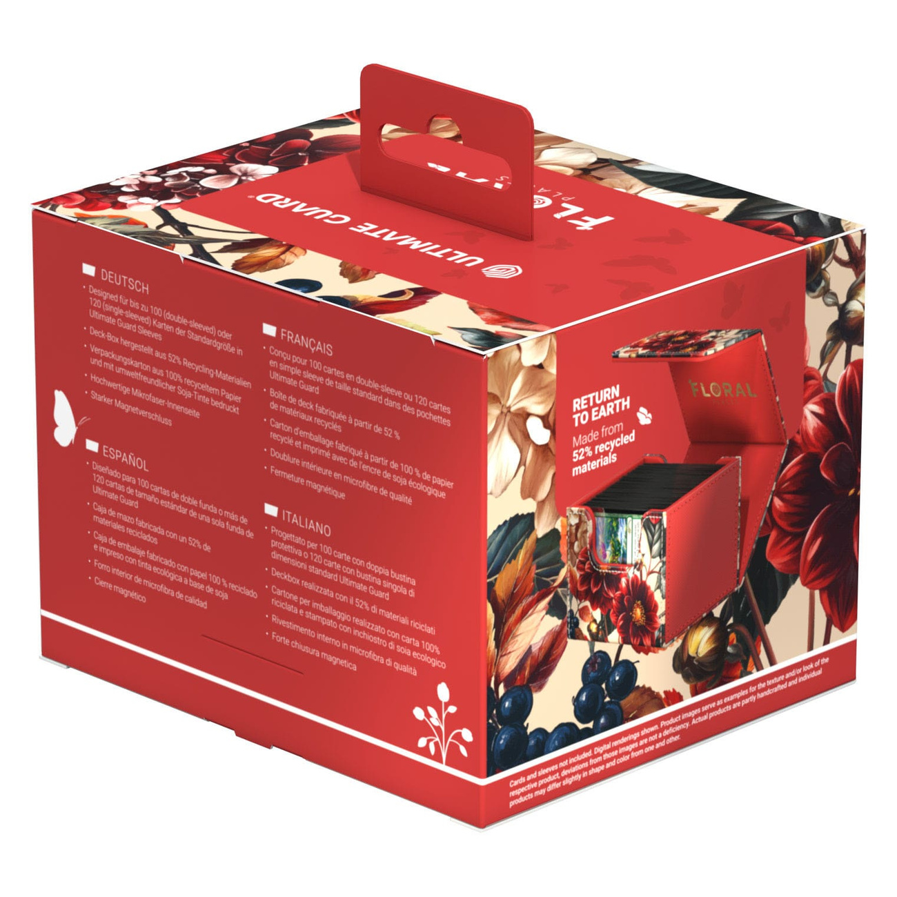 Ultimate Guard Sidewinder 100+ Xenoskin "Floral Places" -