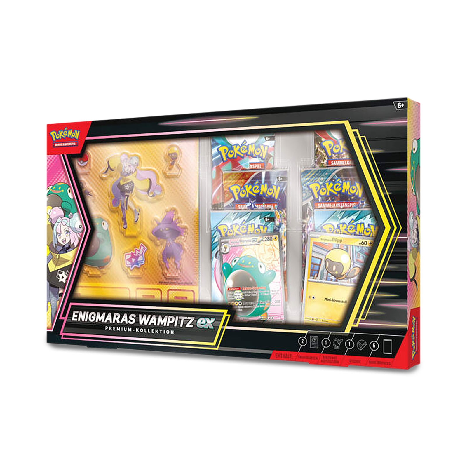 Pokemon - Caja Premium de Cartas Coleccionables Enigmaras Wampitz-Ex
