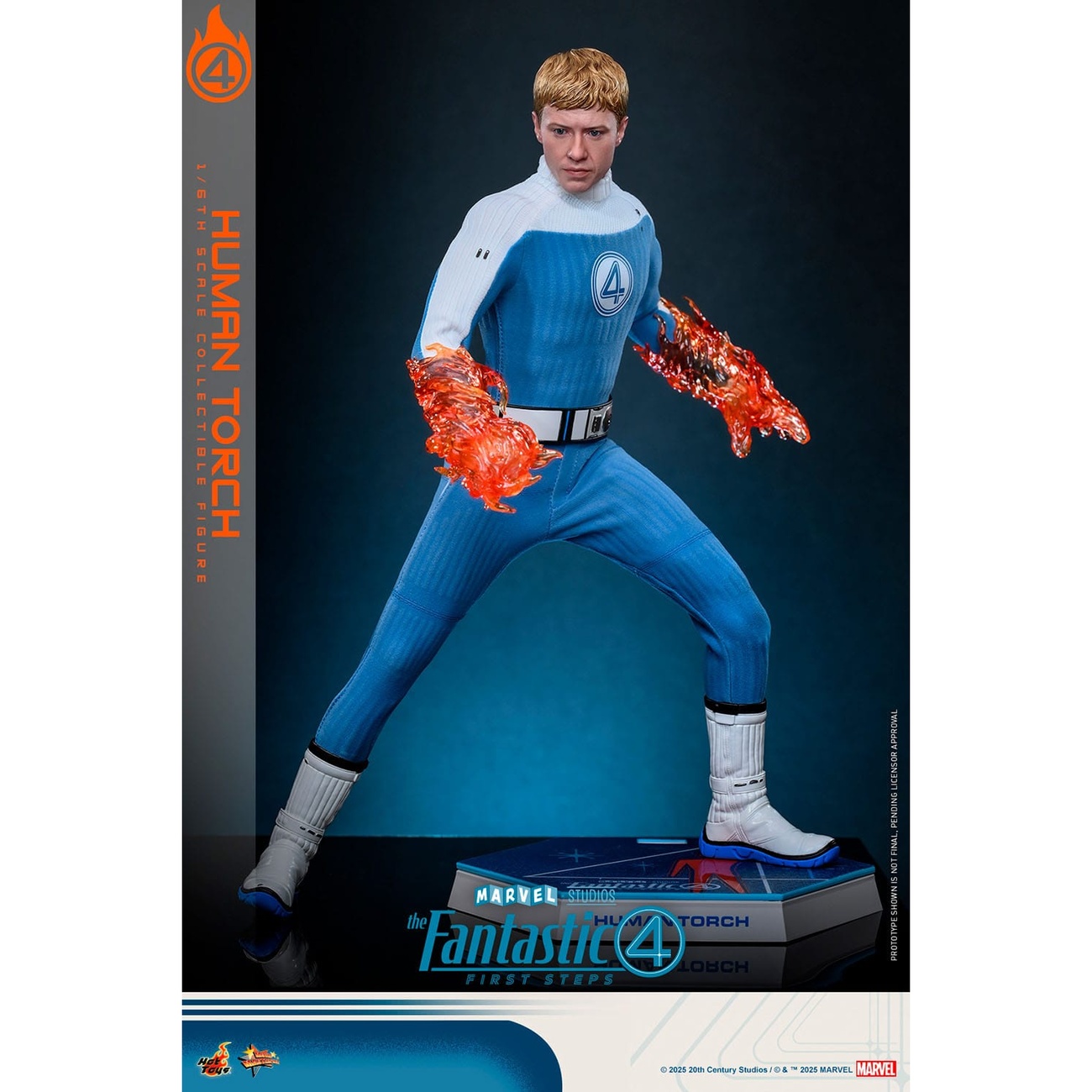Les Quatre Fantastiques : First Steps - Figurine d’Exception Human Torch 1:6