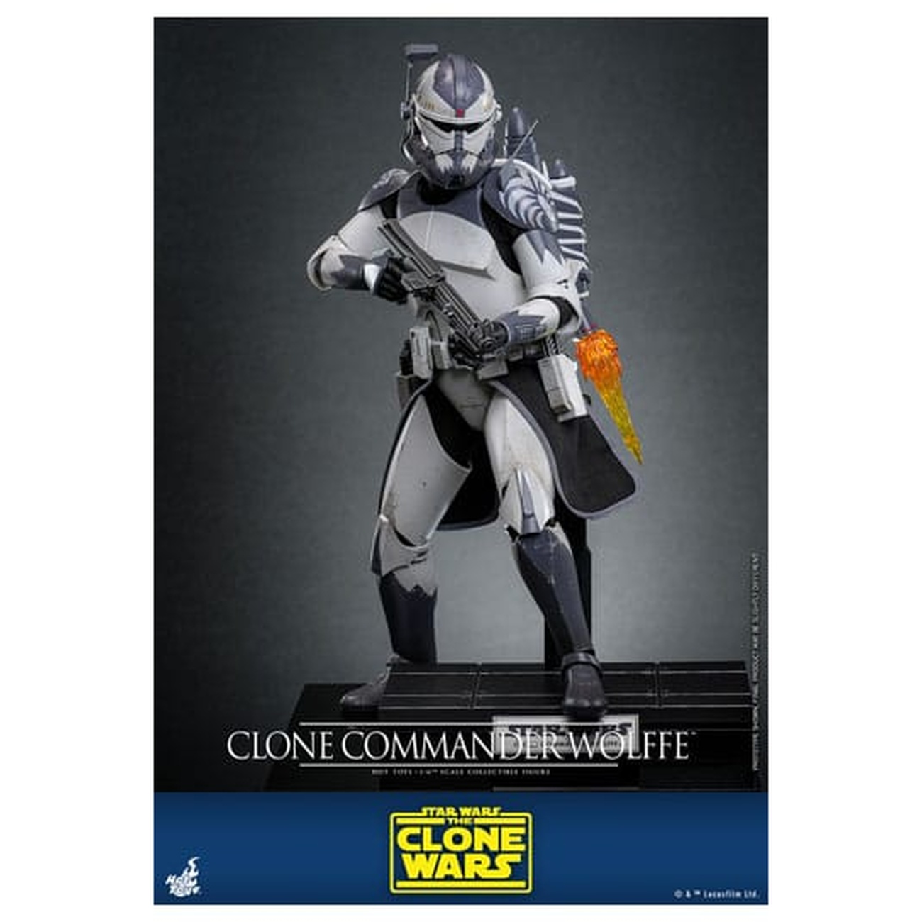 Star Wars: The Clone Wars - Clone Commander Wolffe Actionfigur 1:6