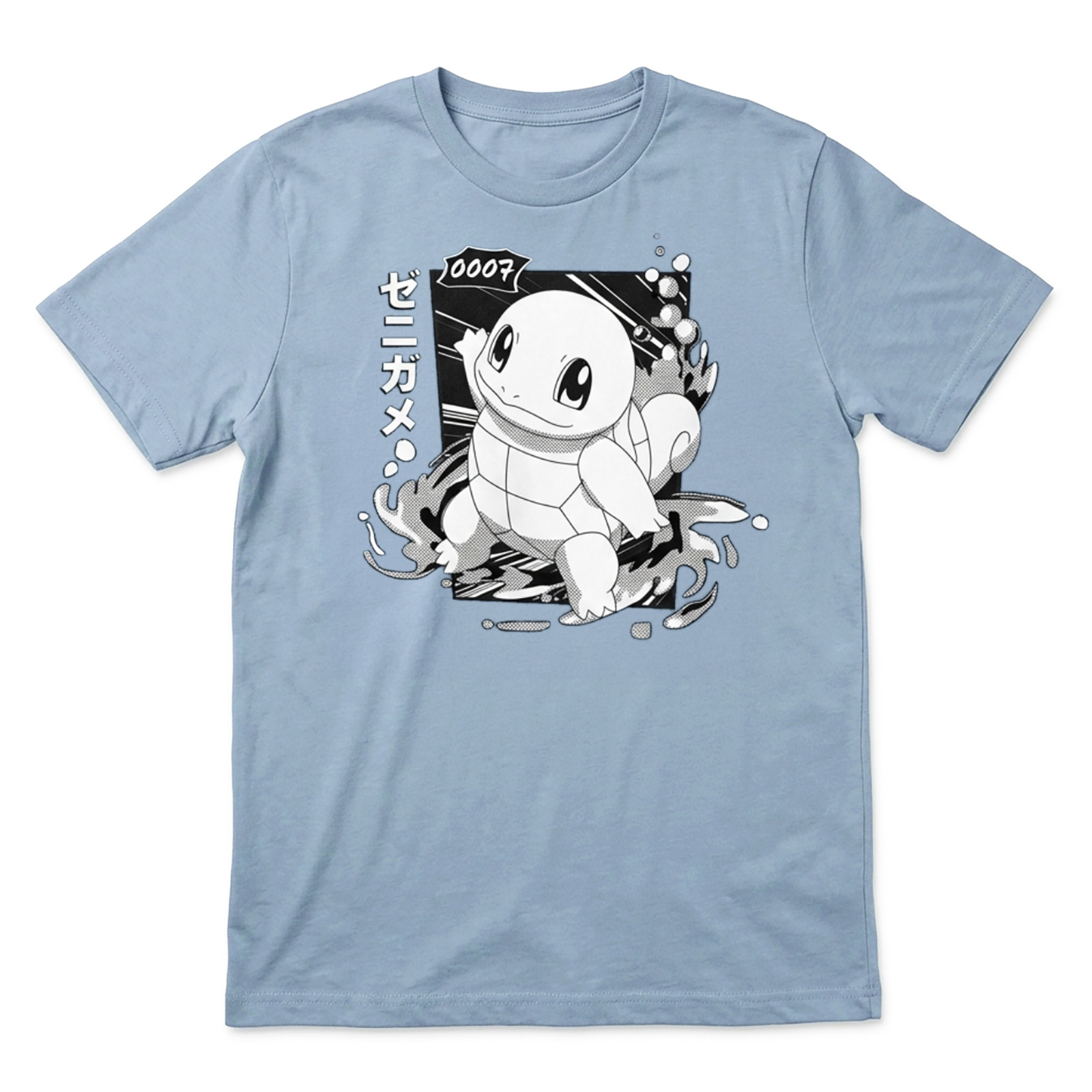 Pokémon - T-shirt vintage Carapuce Katakana