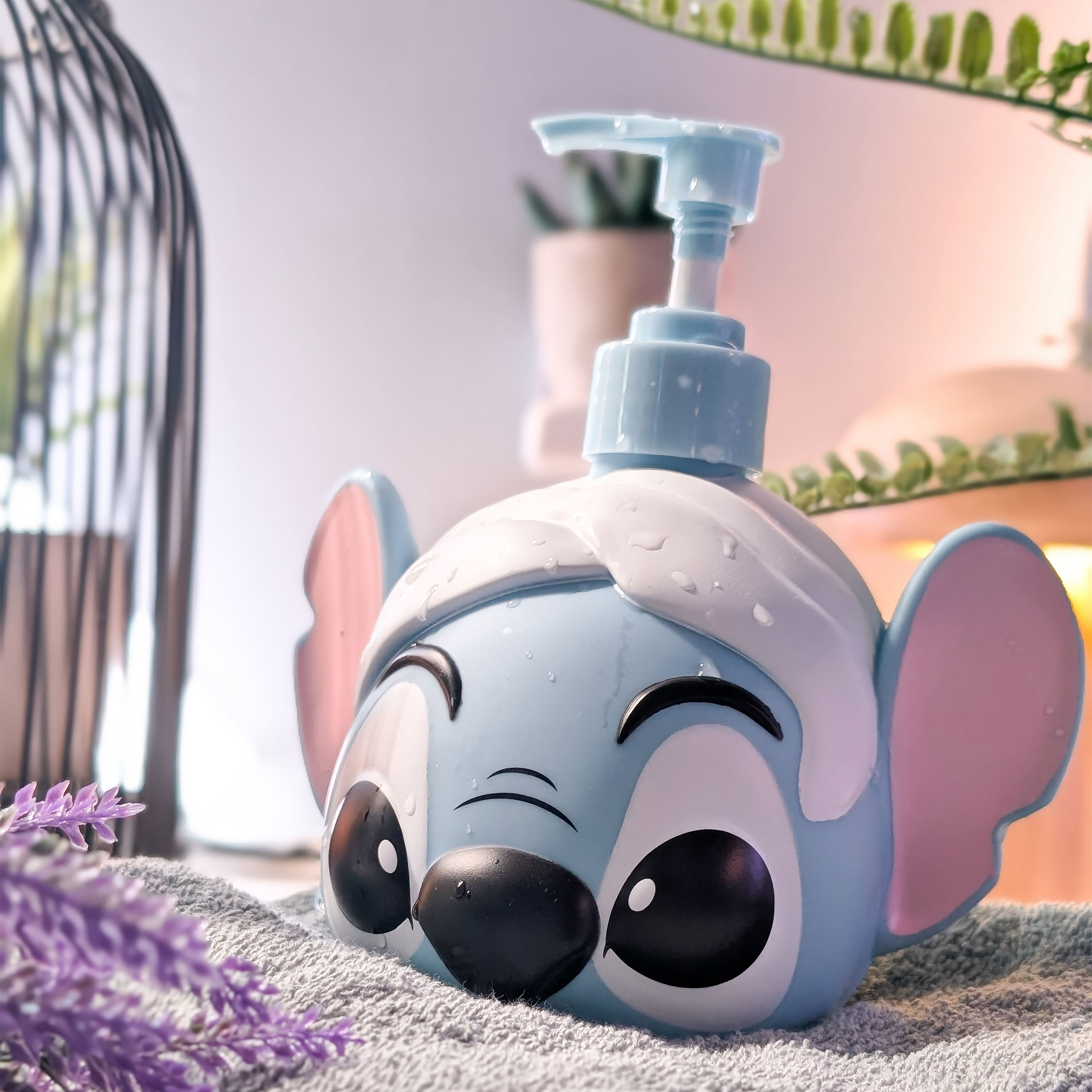 Stitch zeepdispenser met wasgel - Lilo & Stitch