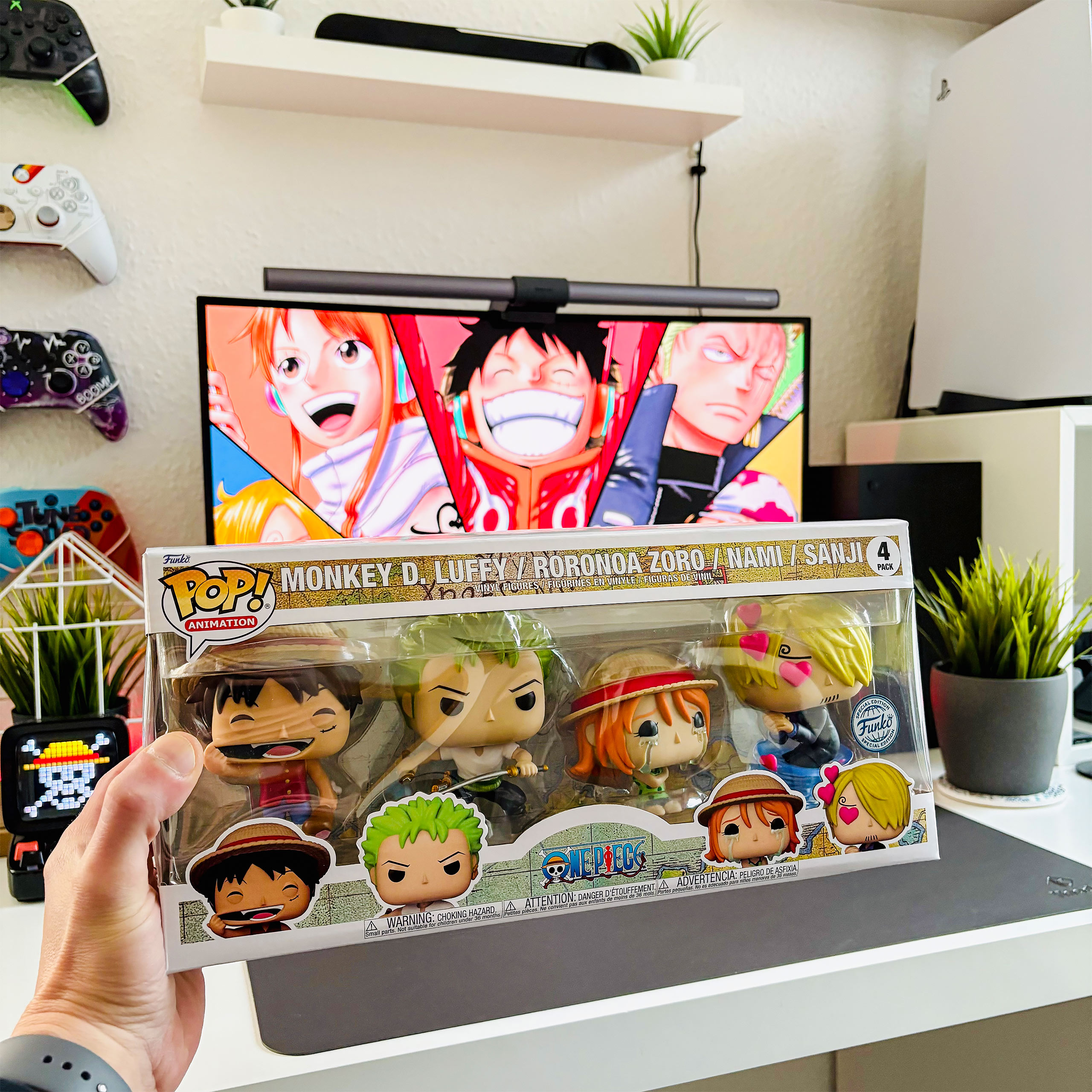 One Piece - Refresh Funko Pocket Pop 4er Figuren Set