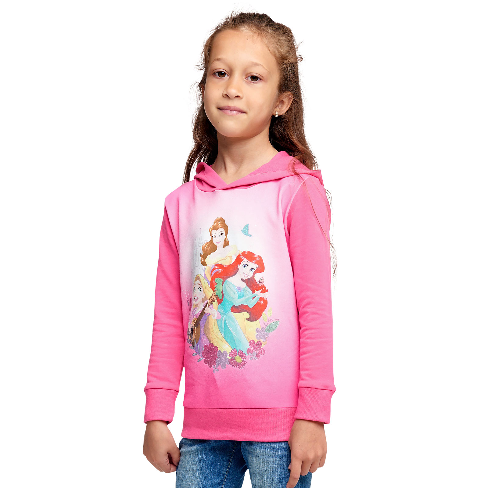 Disney Princess Hoodie Kinder pink