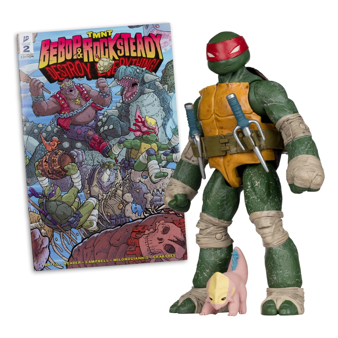 Teenage Mutant Ninja Turtles Page Punchers figurine d’action Raphael 13 cm