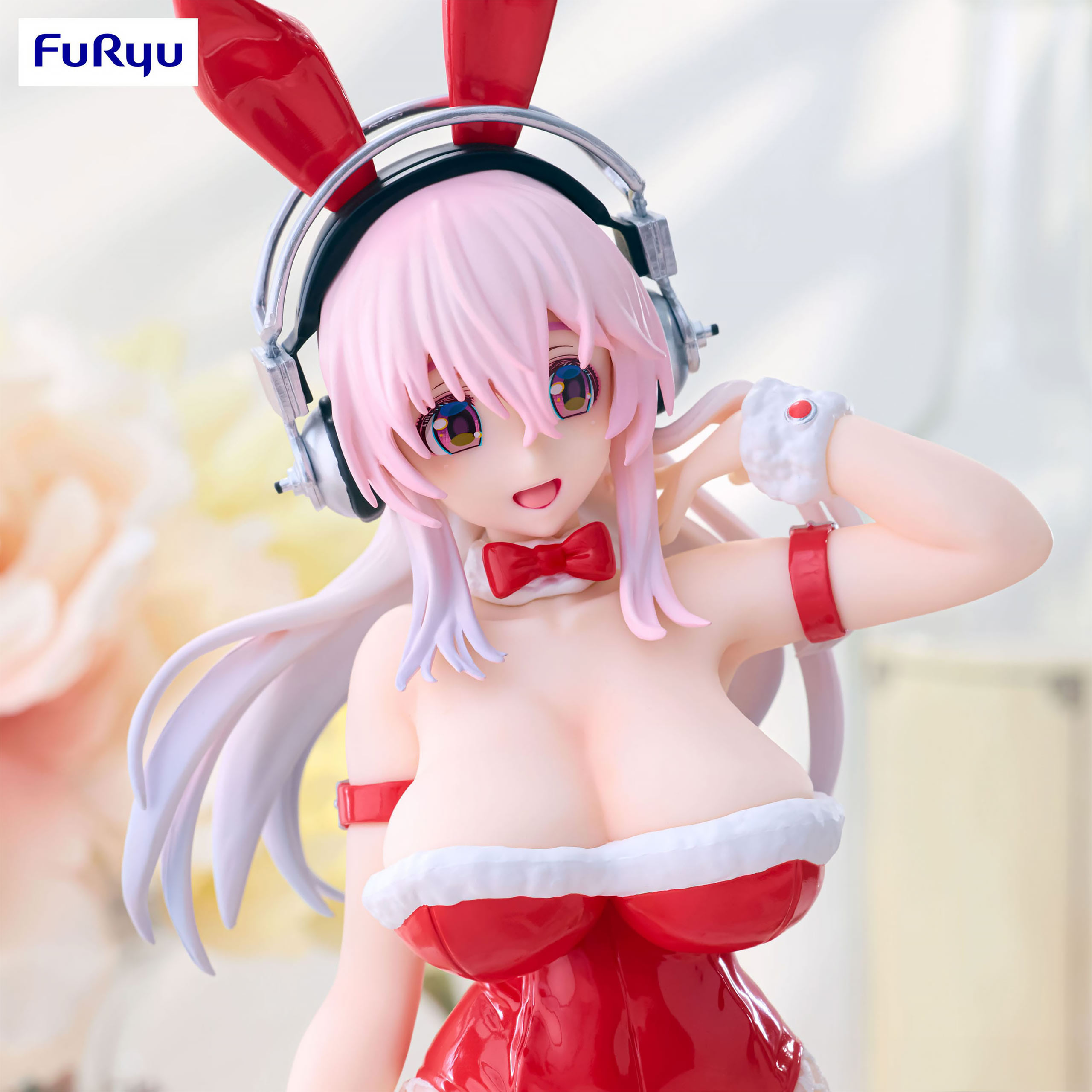 Super Sonico - BiCute Bunnies Figuur Rode Kleur Versie