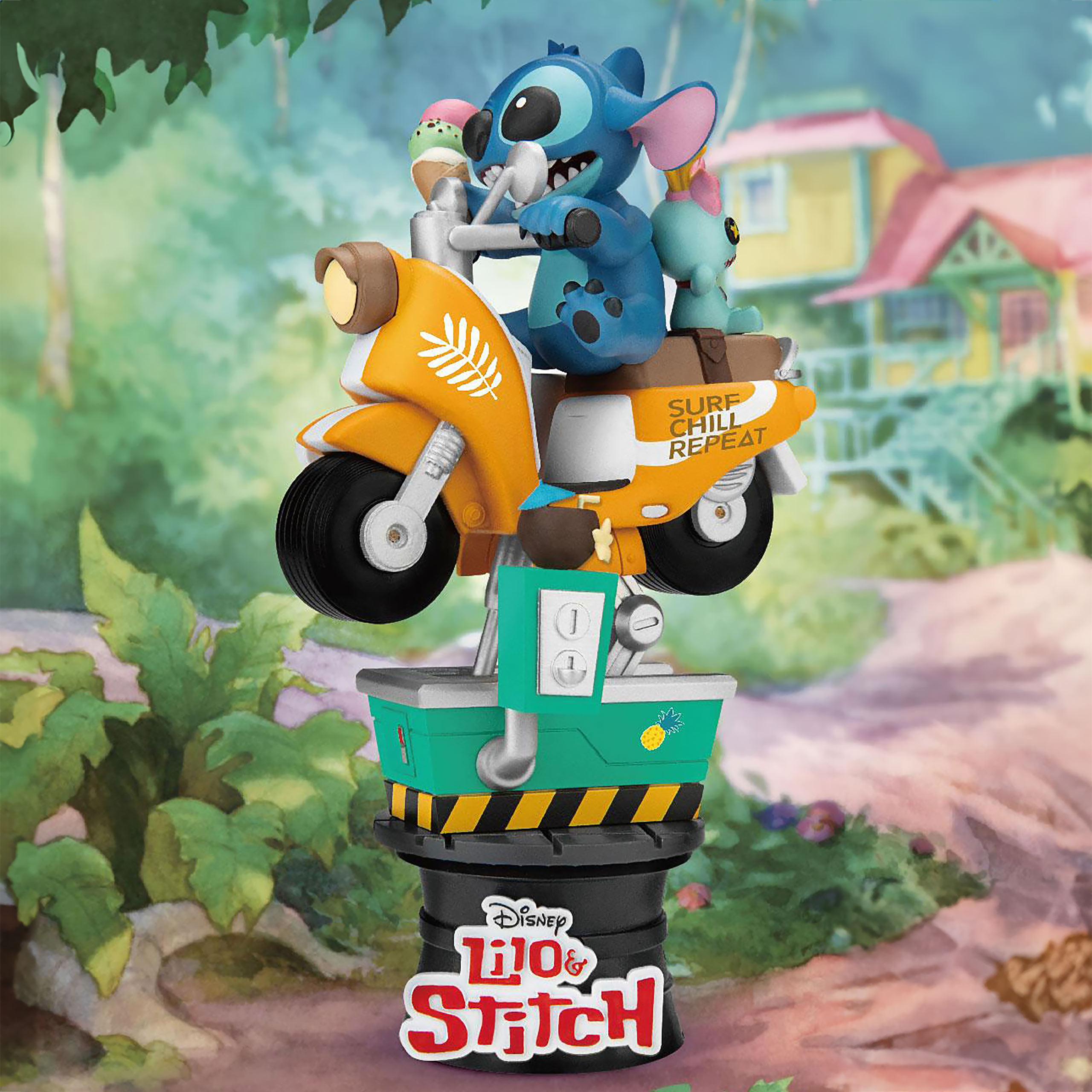 Stitch Coin Ride D-Stage Diorama Figure - Lilo & Stitch