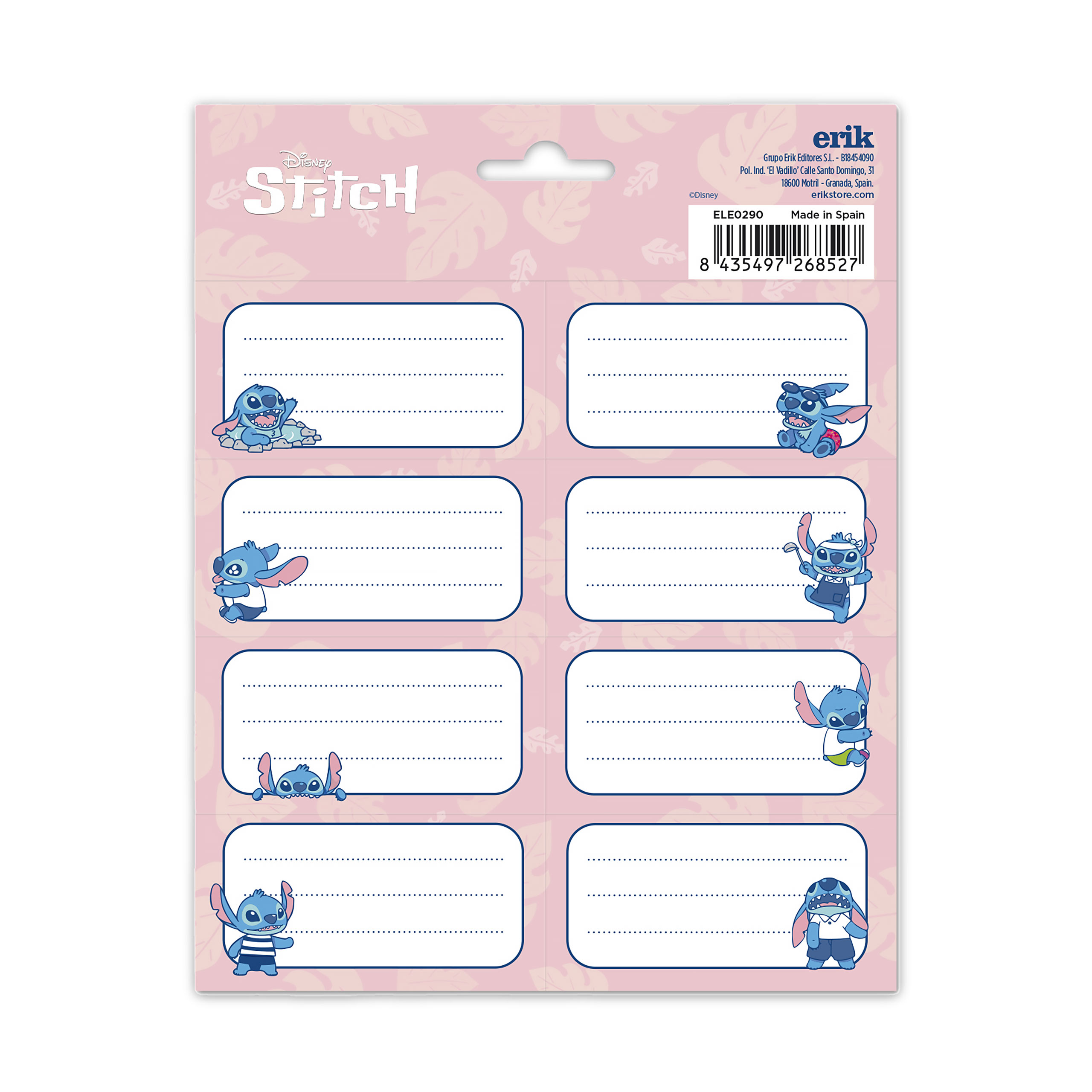 Stitch School Stickers - Lilo & Stitch