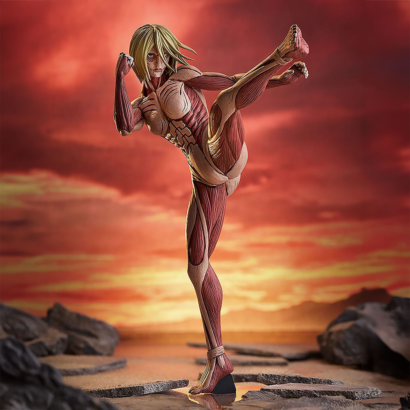 Attack on Titan - Figura de Annie Leonhart Versión Titan Femenino