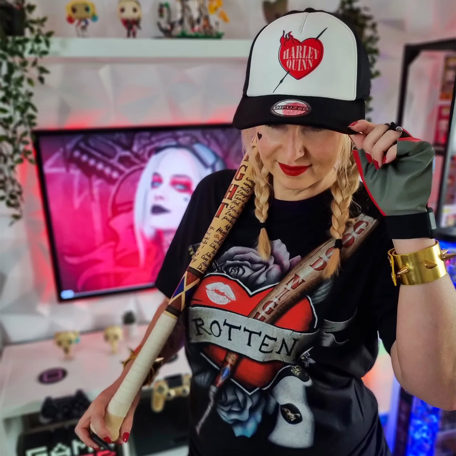 Harley Quinn - T-Shirt Rotten noir