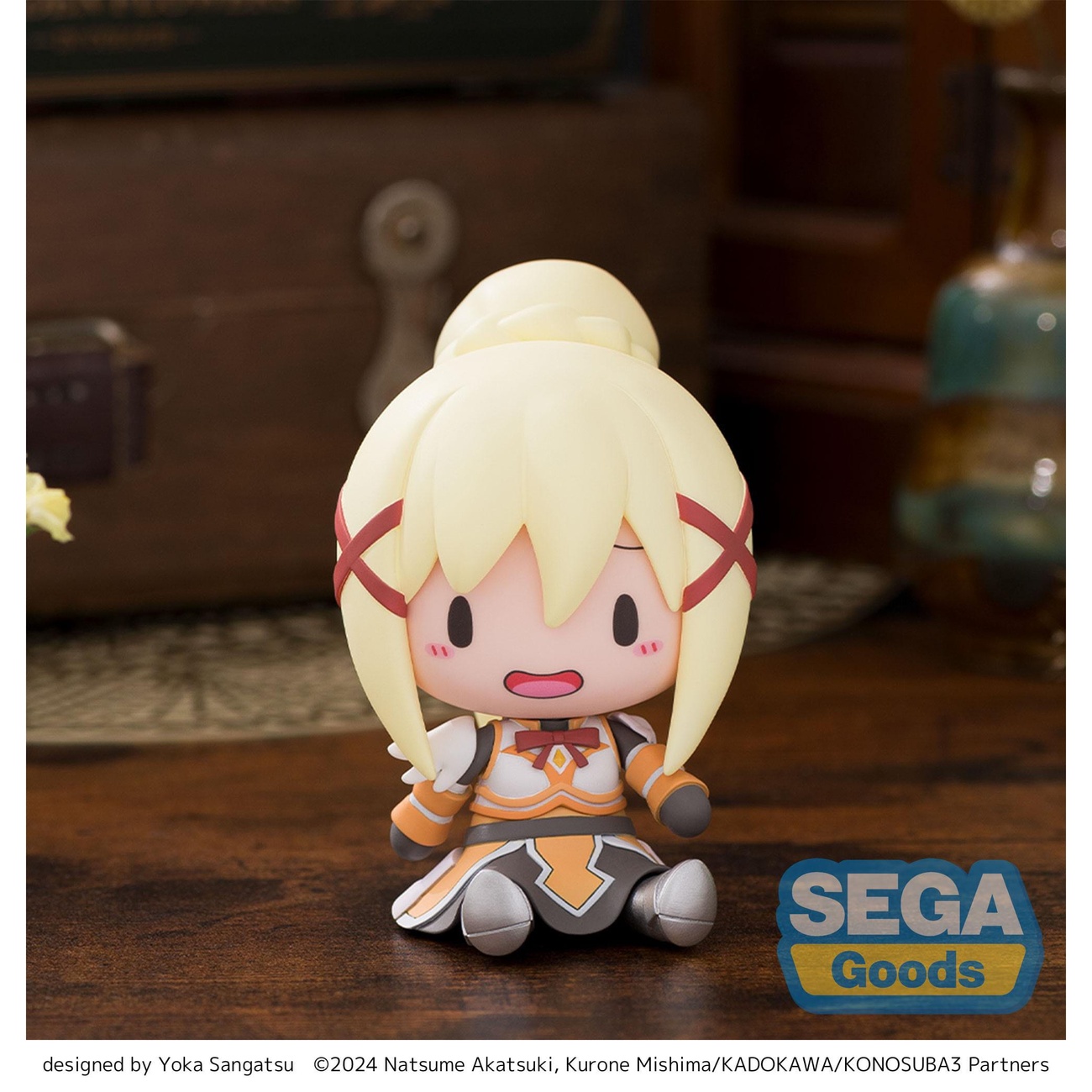 Konosuba: God's Blessing on This Wonderful World! 3 Fuwa Petit Chibi Figure Darkness 8 cm