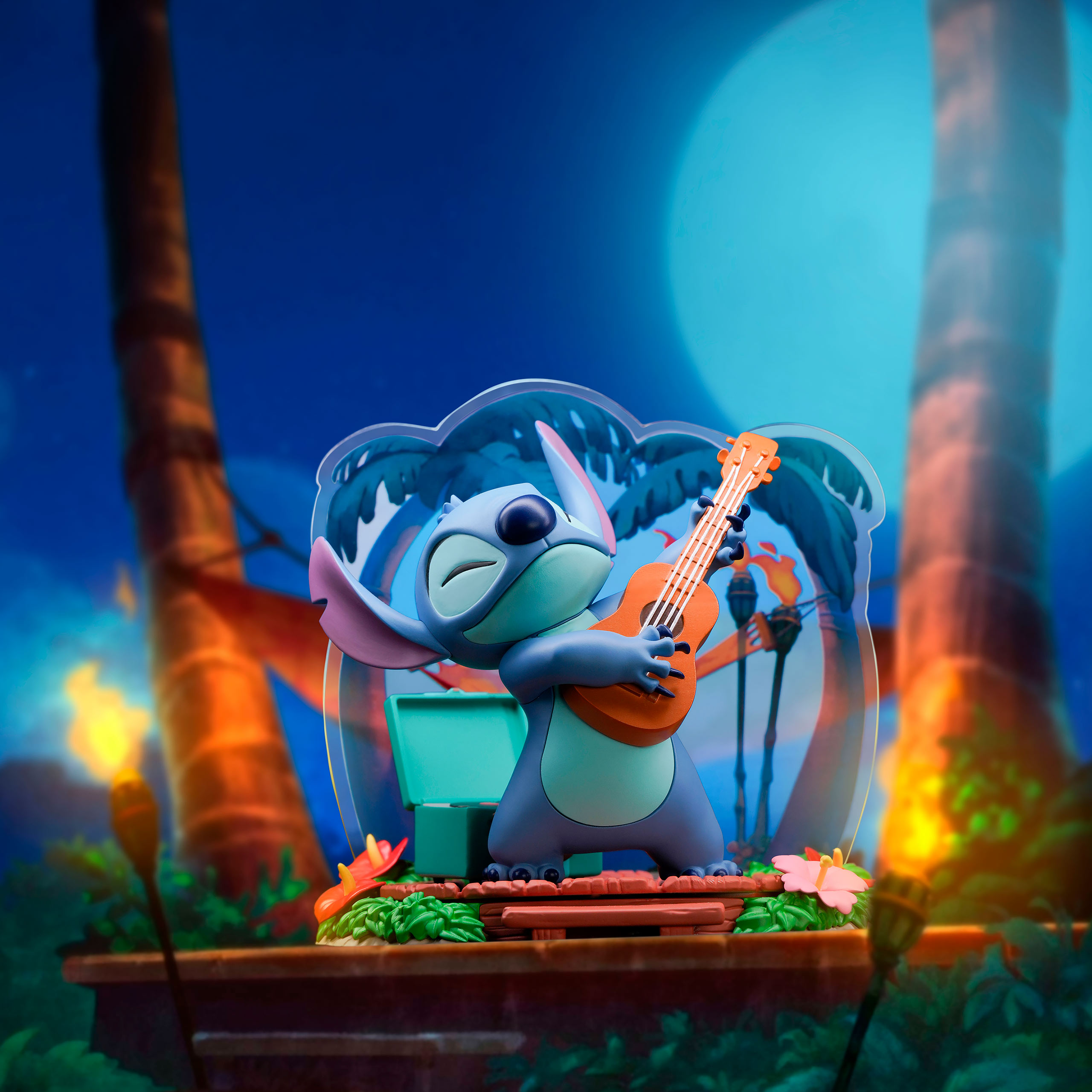 Figurine Stitch Guitare - Lilo & Stitch