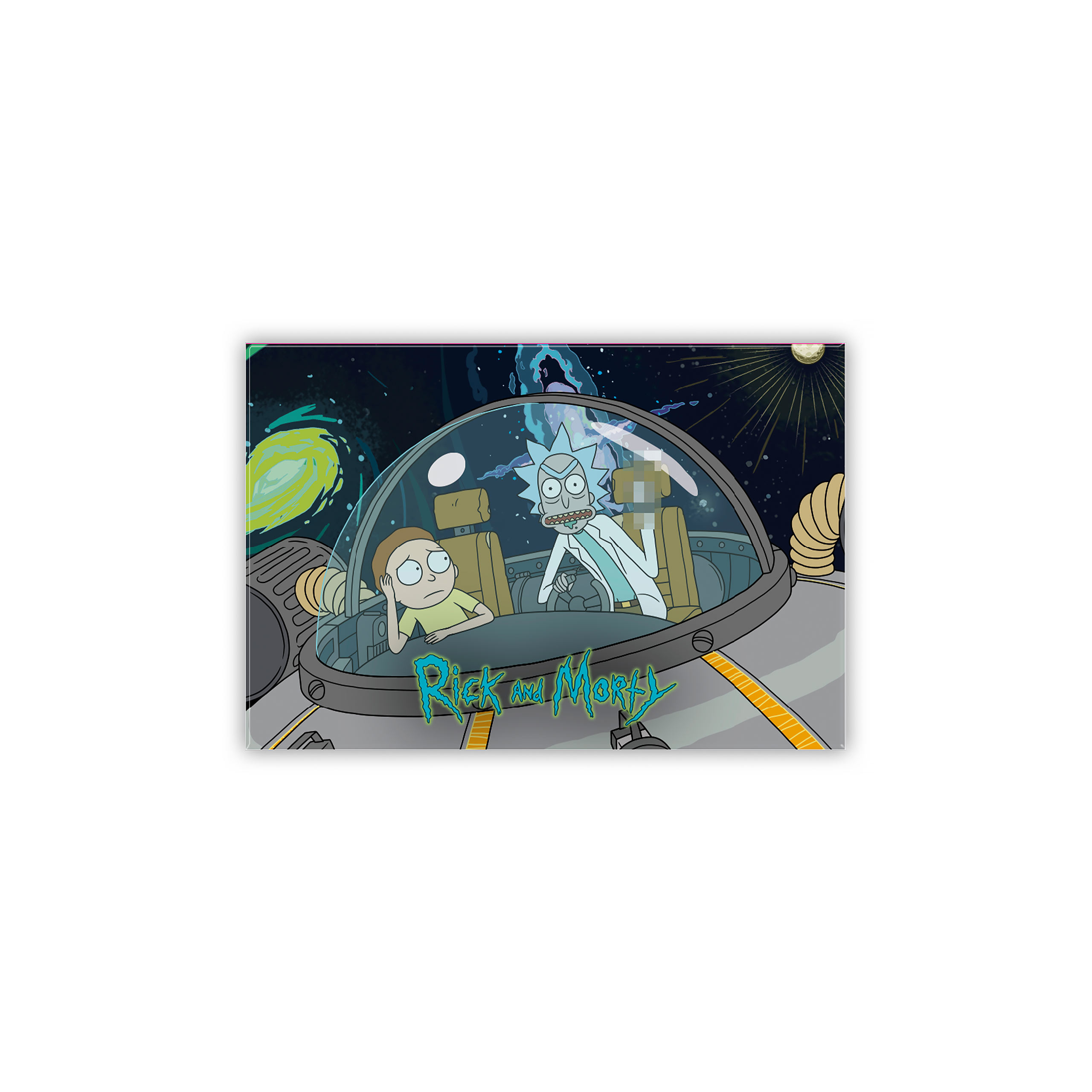 Rick et Morty - Aimant Espace