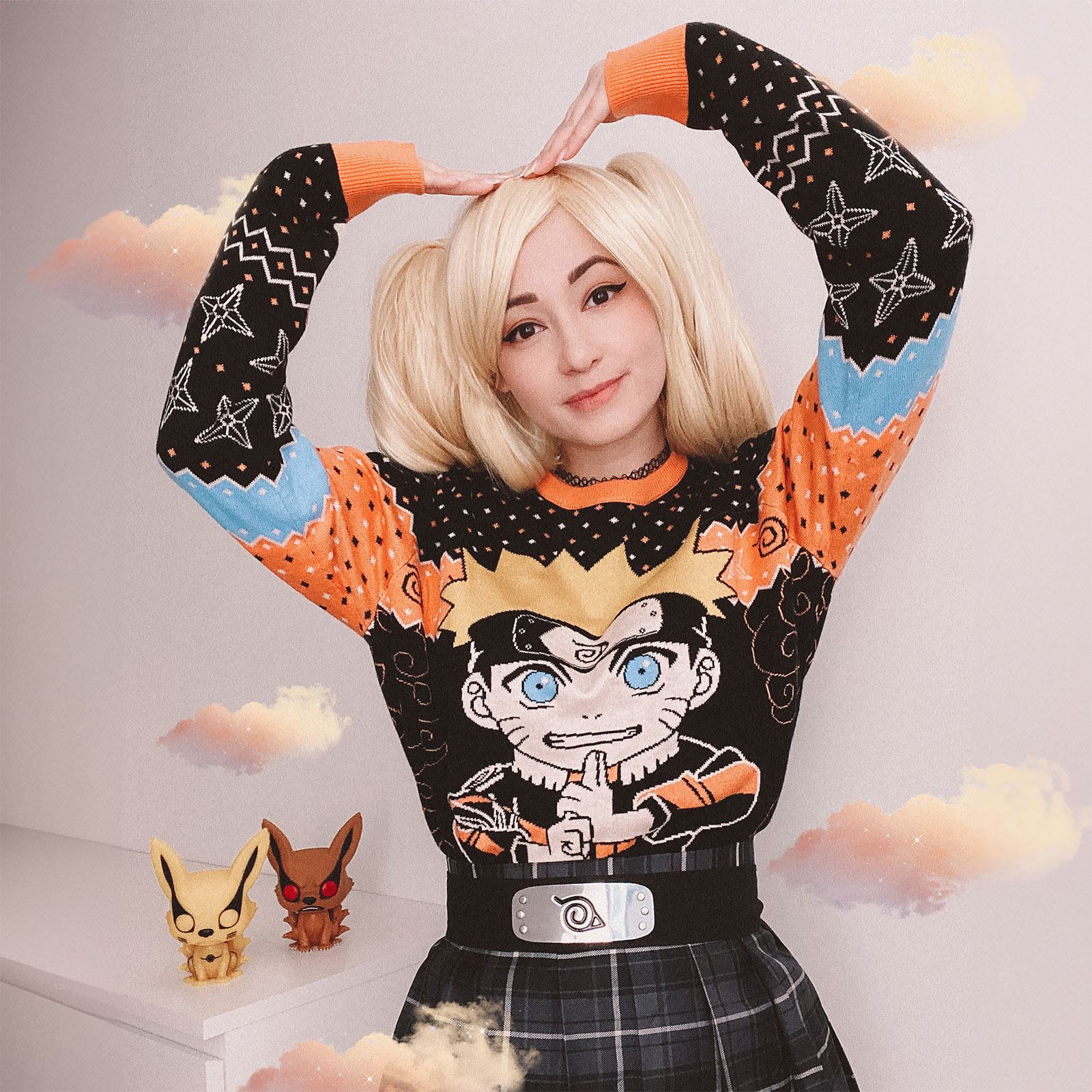 Maglione in maglia Naruto Uzumaki