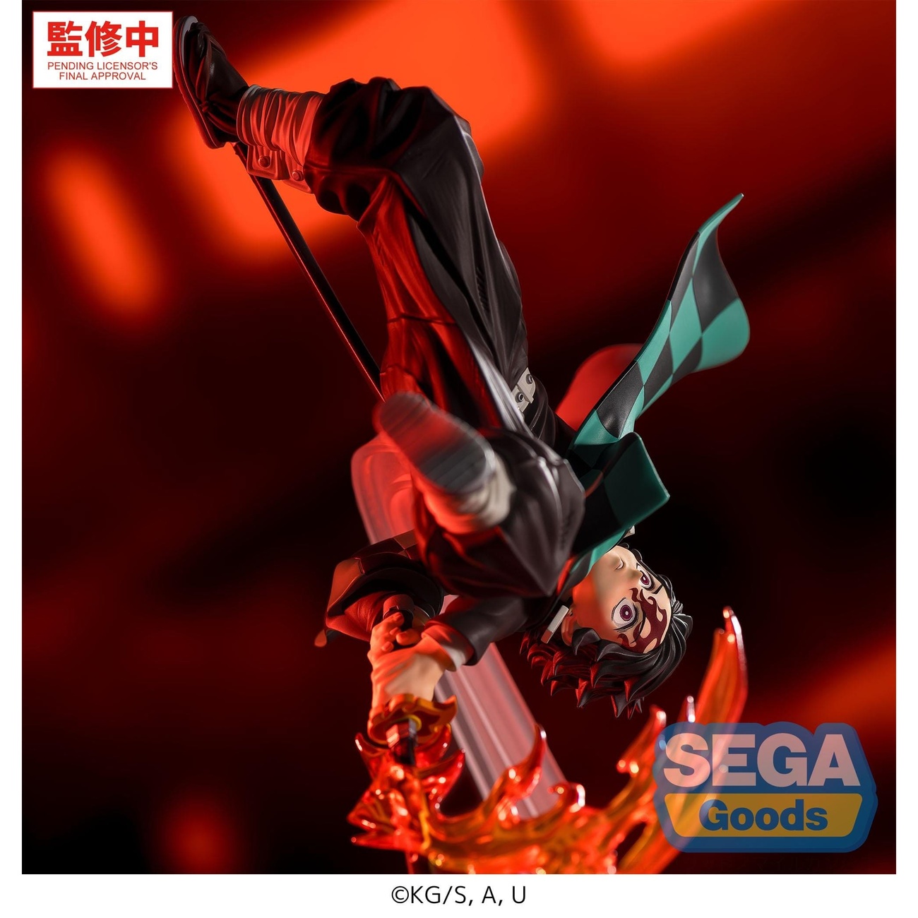 Demon Slayer - Tanjiro Kamado Figure Hinokami Kagura Setting Sun Transformation