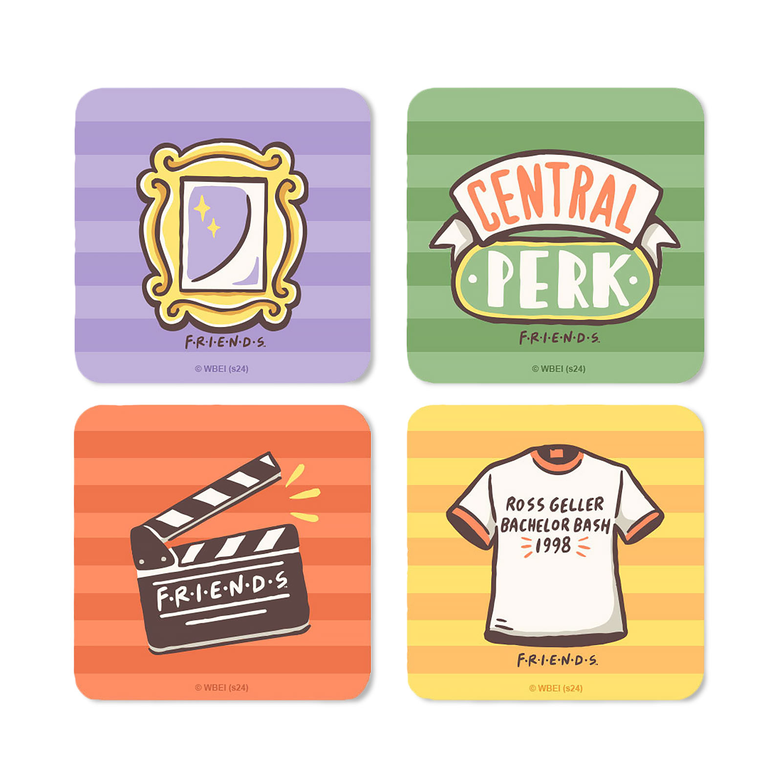 Set de 4 sous-verres Friends