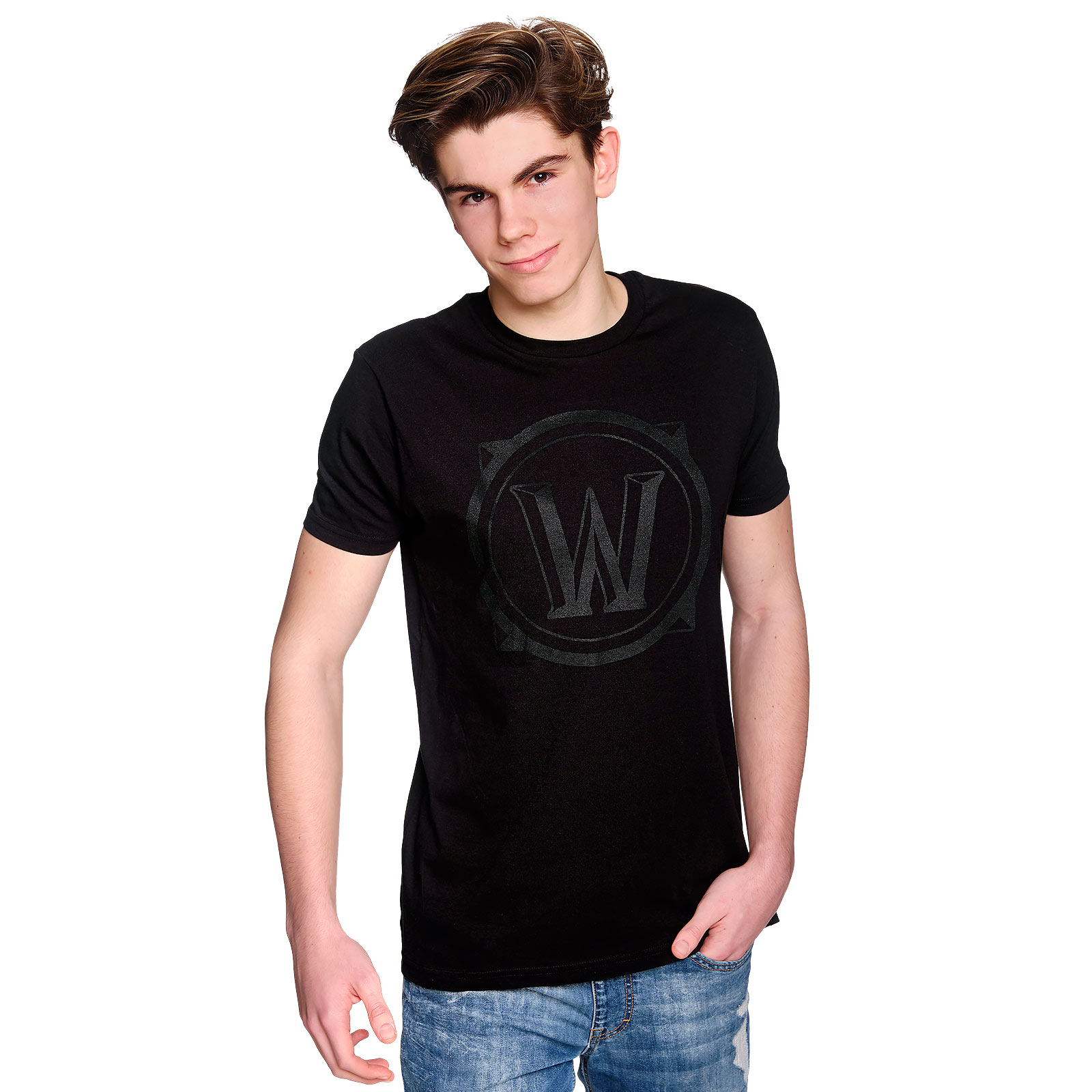 World of Warcraft - Black Icon T-Shirt schwarz