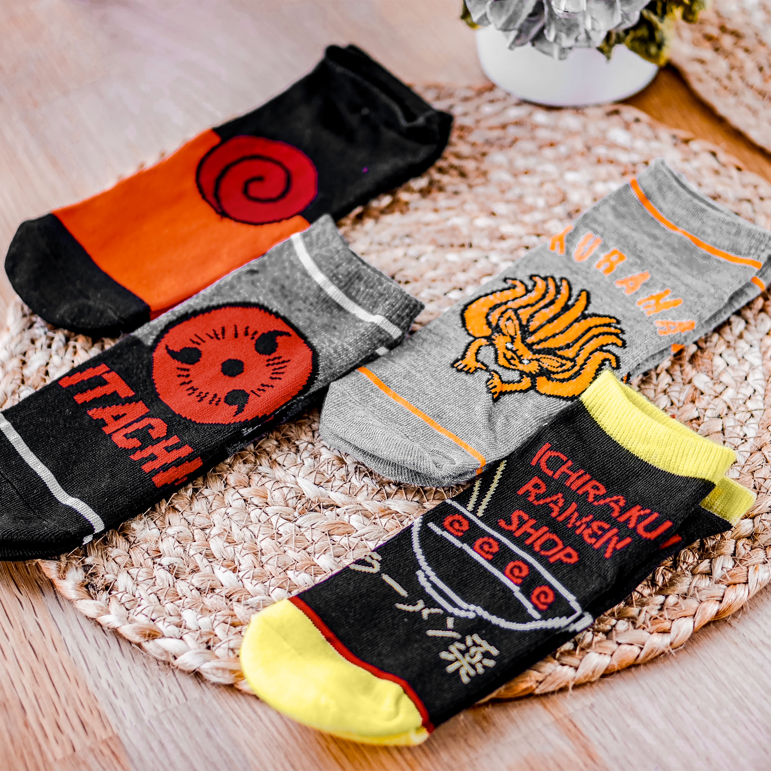 Naruto Shippuden - Icons Socken 7er Set