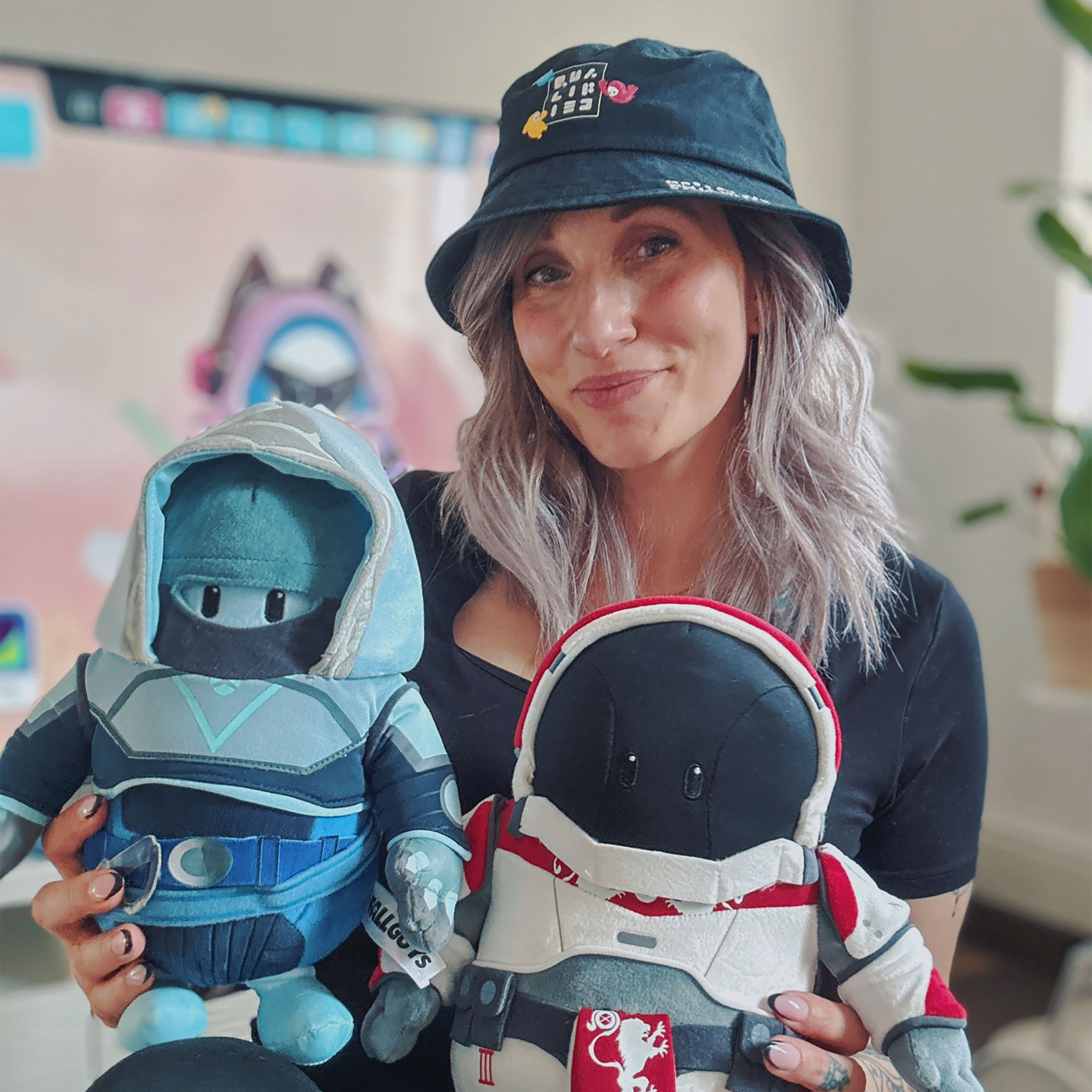 Fall Guys - Sombrero de Cubo de Frijoles