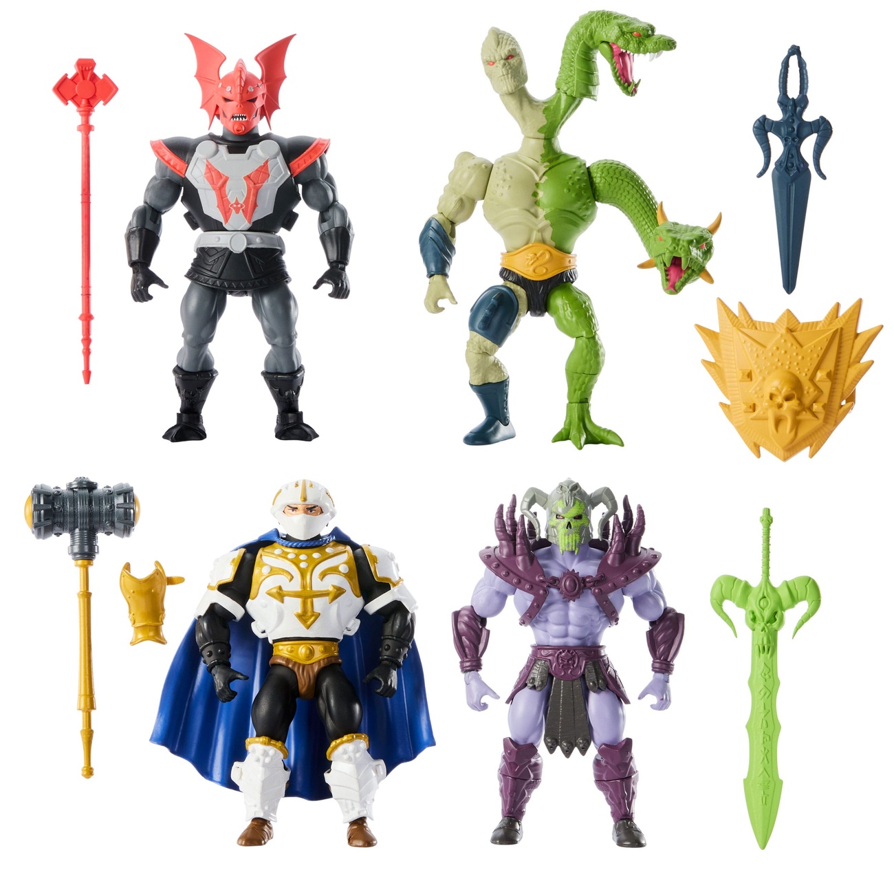Masters of the Universe Origins Actiefiguren 4-pack heo exclusive 14 cm