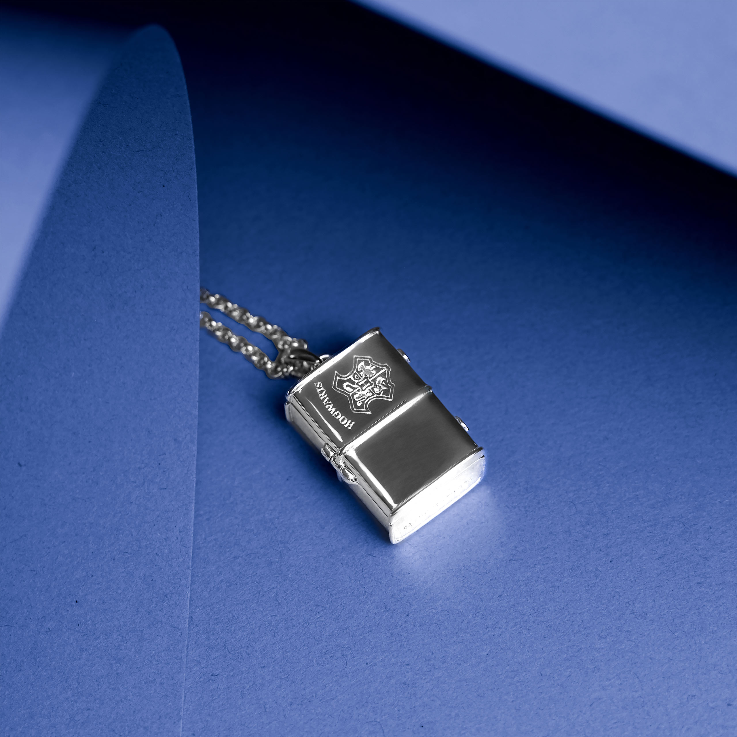The Carat Shop Collana Harry Potter Con Gufo - Catena A Maglie In Metallo - Gioiello Ufficiale Per Fan