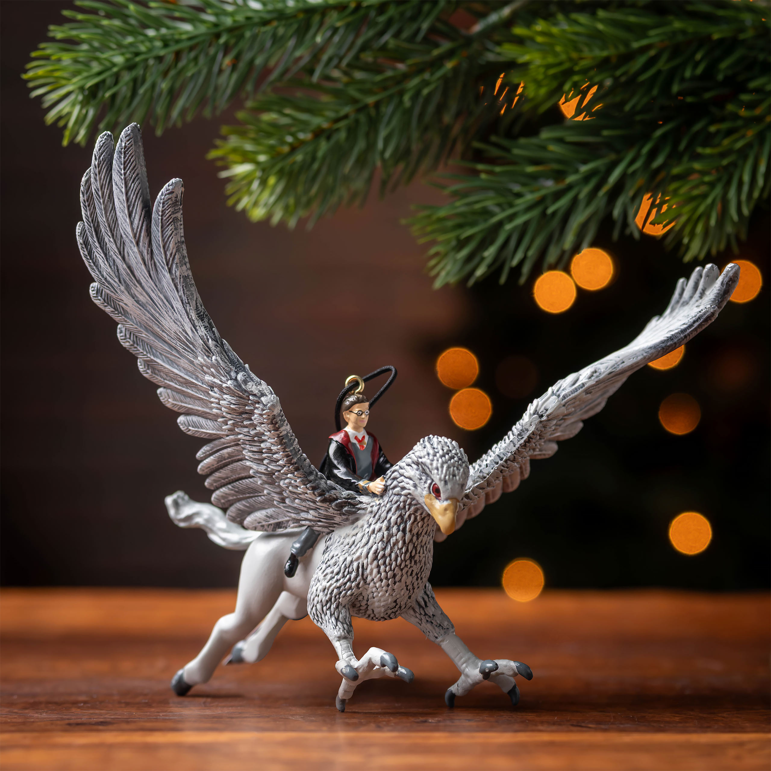 Ozdoba choinkowa Harry z Hardodziobem - Harry Potter