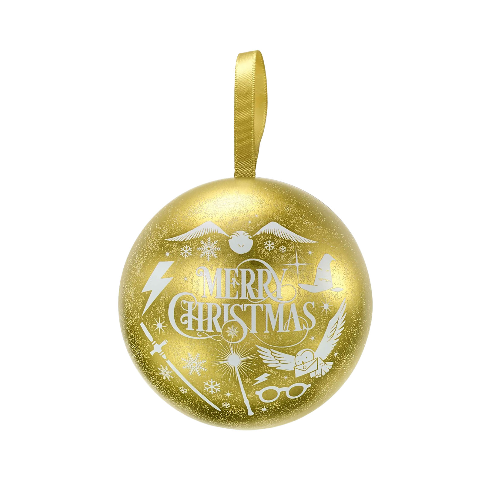 Harry Potter - Christmas ball with Deathly Hallows keychain