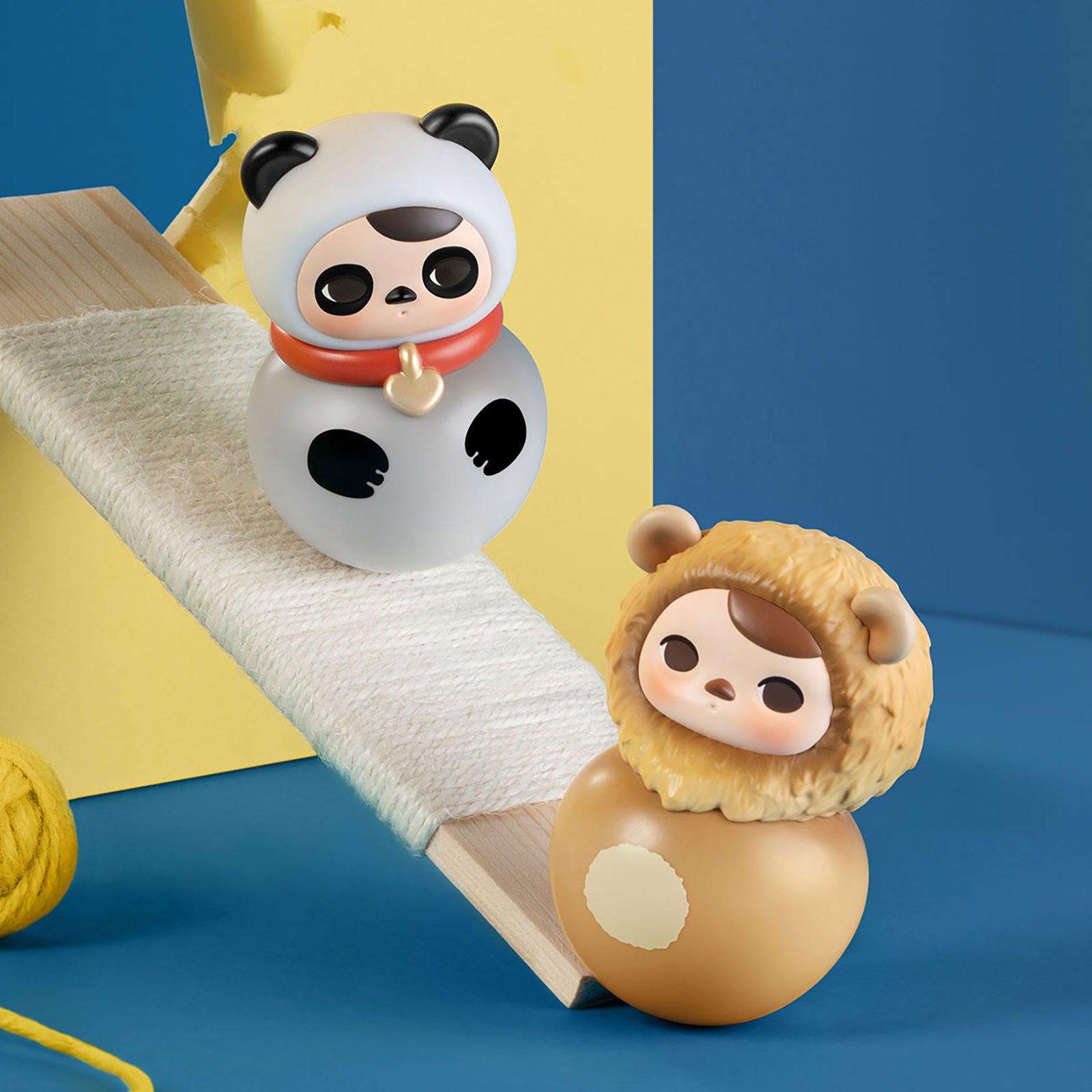 Pucky - Série Roly-Poly Kitty POP MART Figurine Mystère