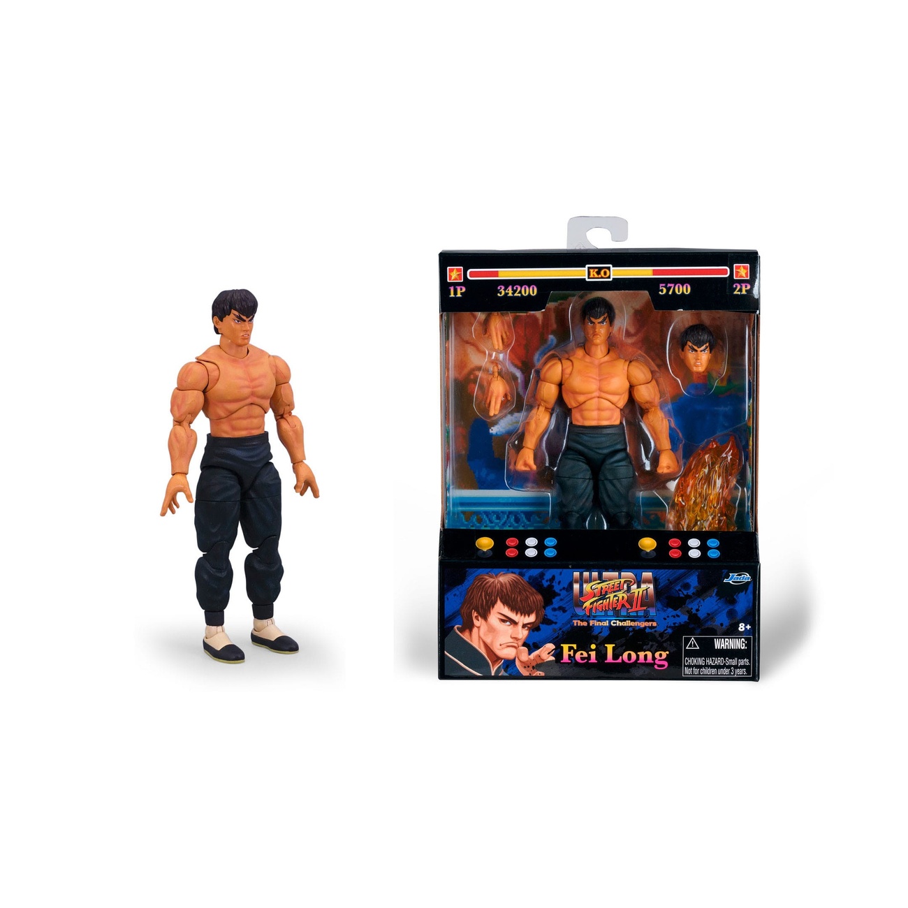 Ultra Street Fighter II: The Final Challengers Actionfigur 1/12 Fei-Long 15 cm