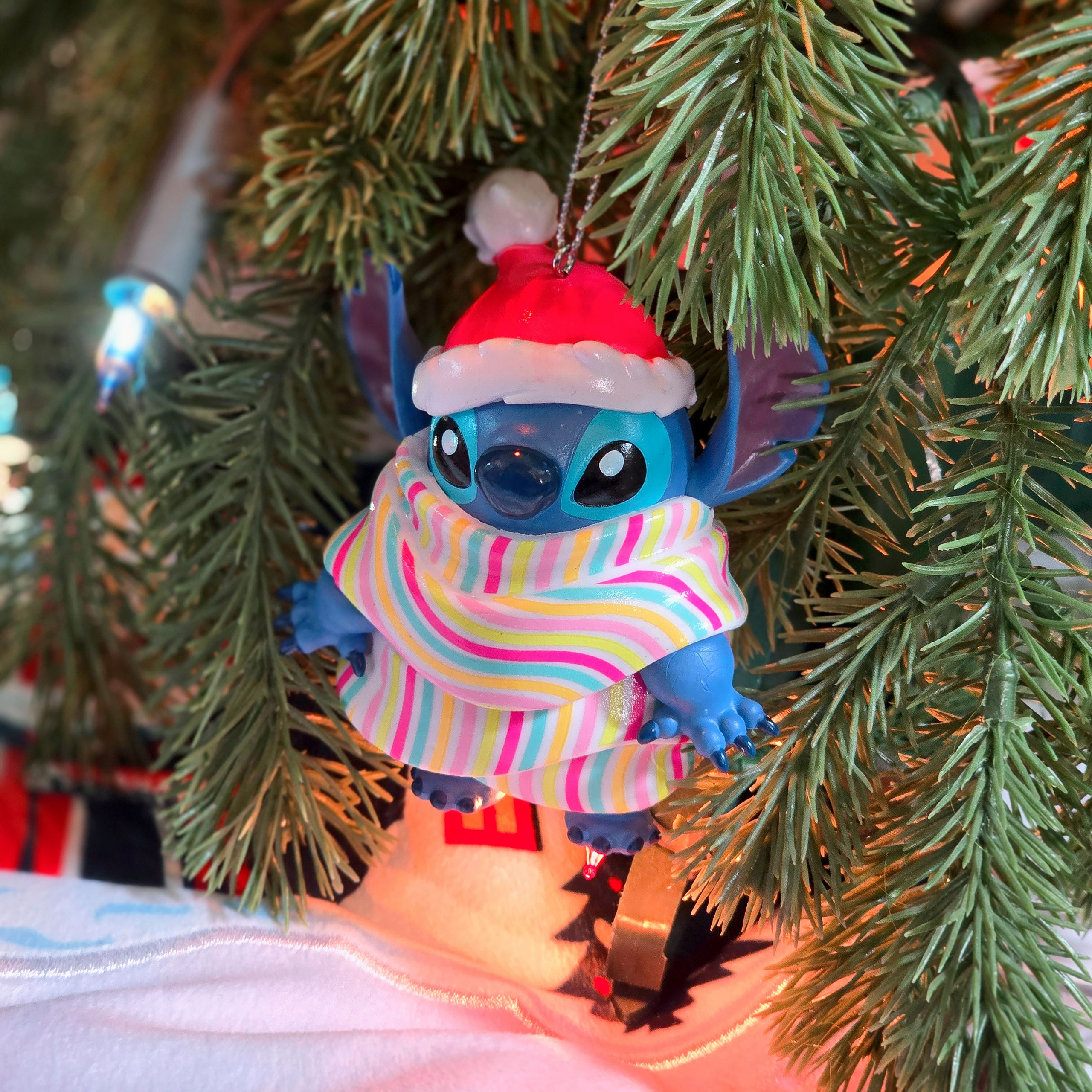 Stitch mit Schal Weihnachtsbaum-Schmuck - Lilo & Stitch