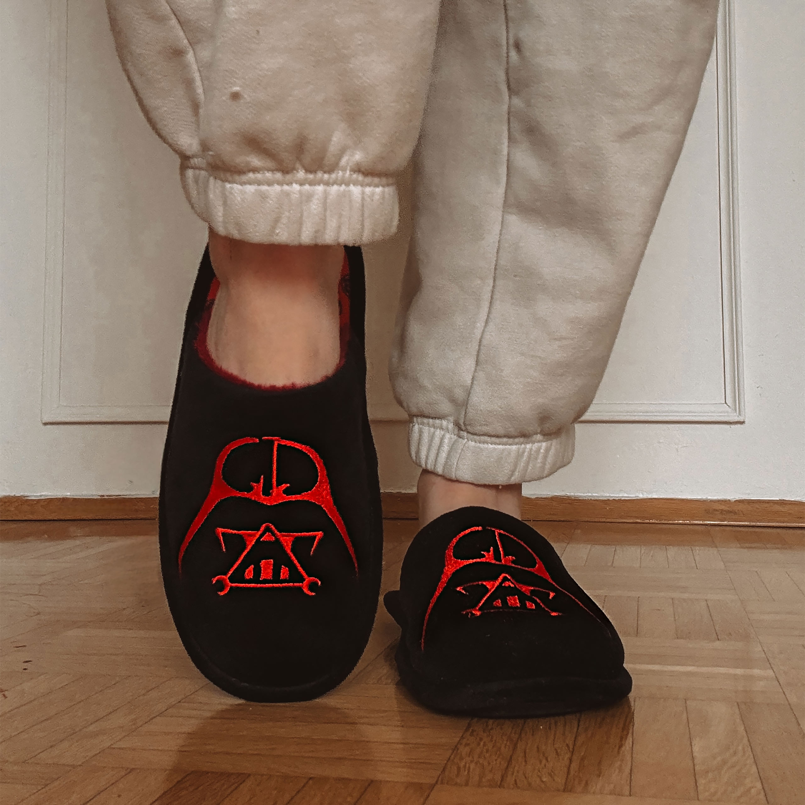 Star Wars - Darth Vader Pantoffels Zwart-Rood