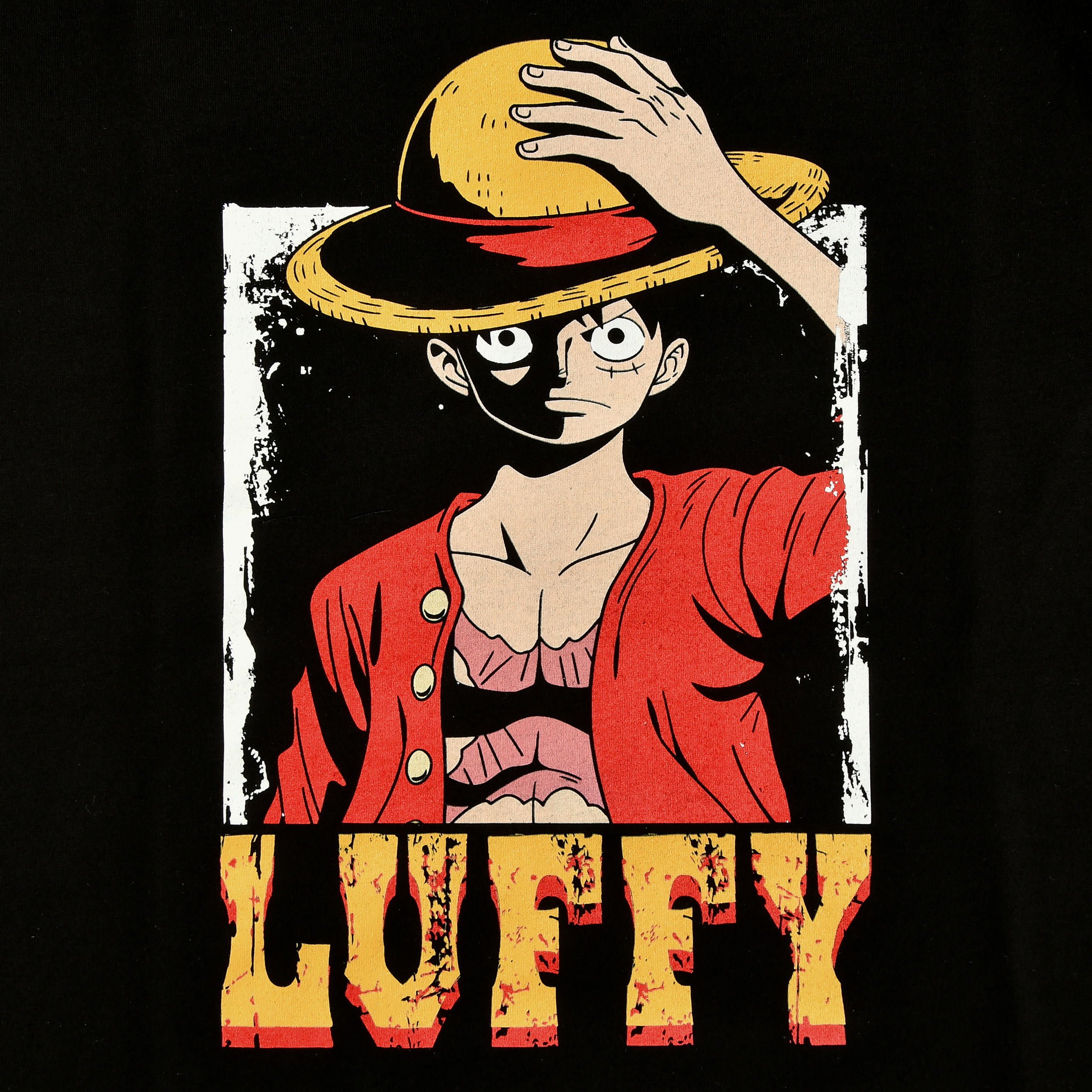 One Piece - Luffy T-Shirt black