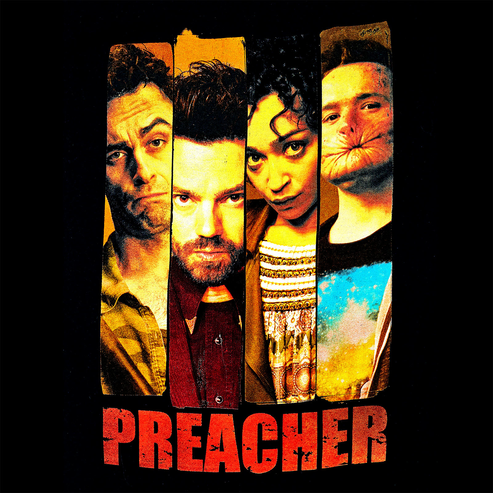 Preacher - Characters T-Shirt schwarz