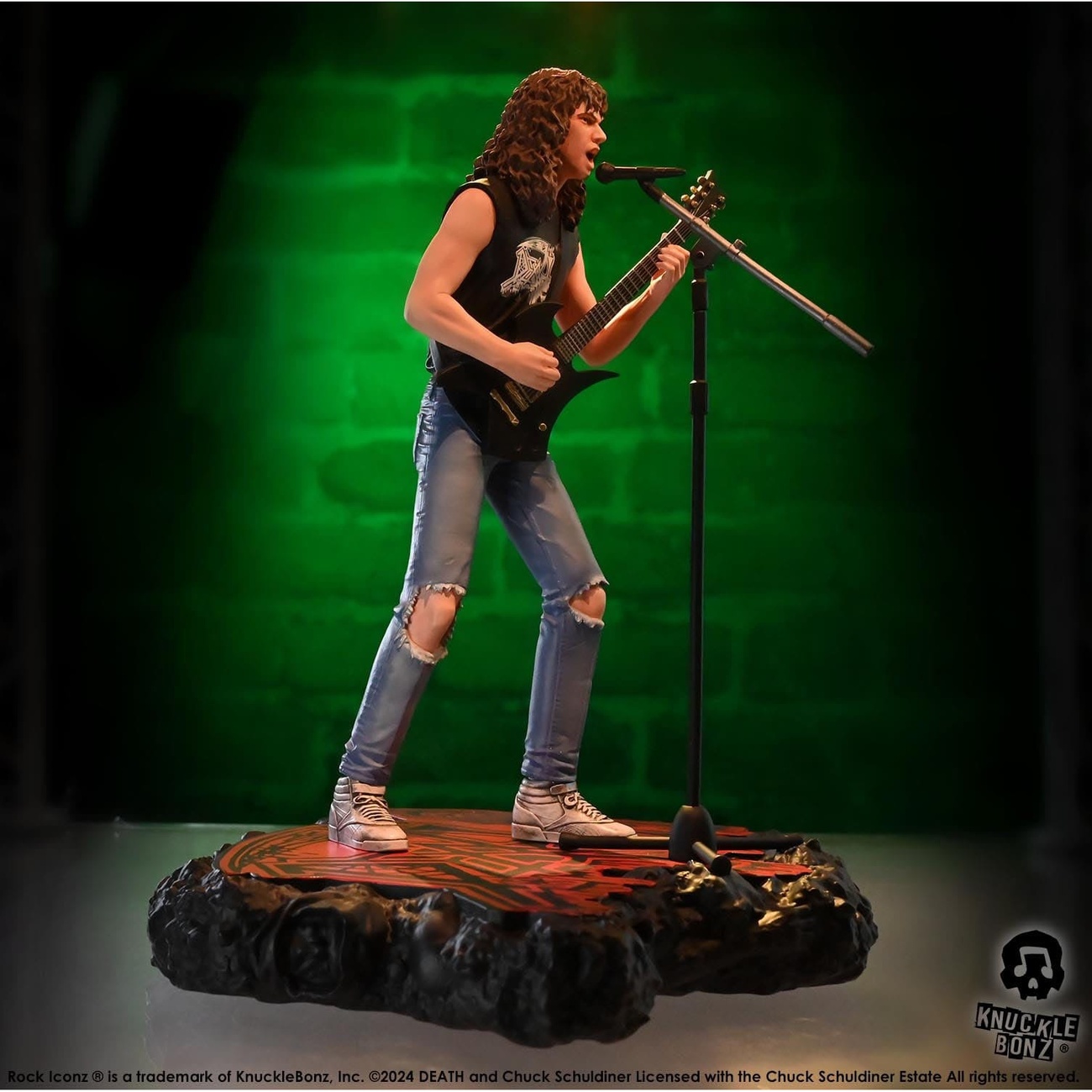 Death Roxk Death Rock Iconz Statue Chuck Schuldiner II 22 cm | Elbenwald
