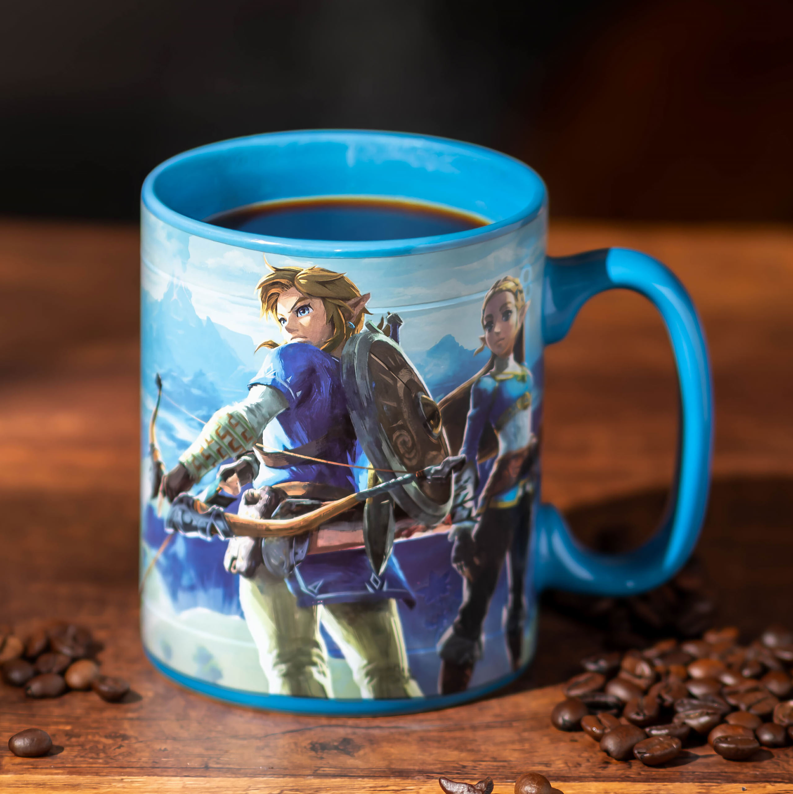 Zelda - Breath of the Wild Thermoeffekt Tasse