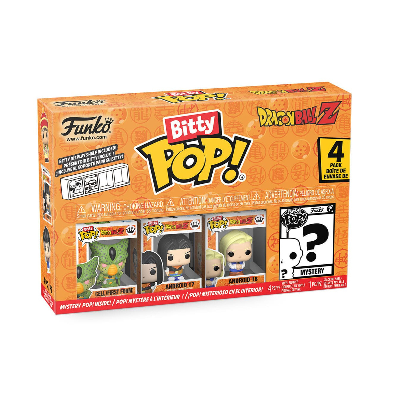 Dragon Ball Bitty POP! Vinyl Figures 4-Pack Series 2 (2.5 cm)