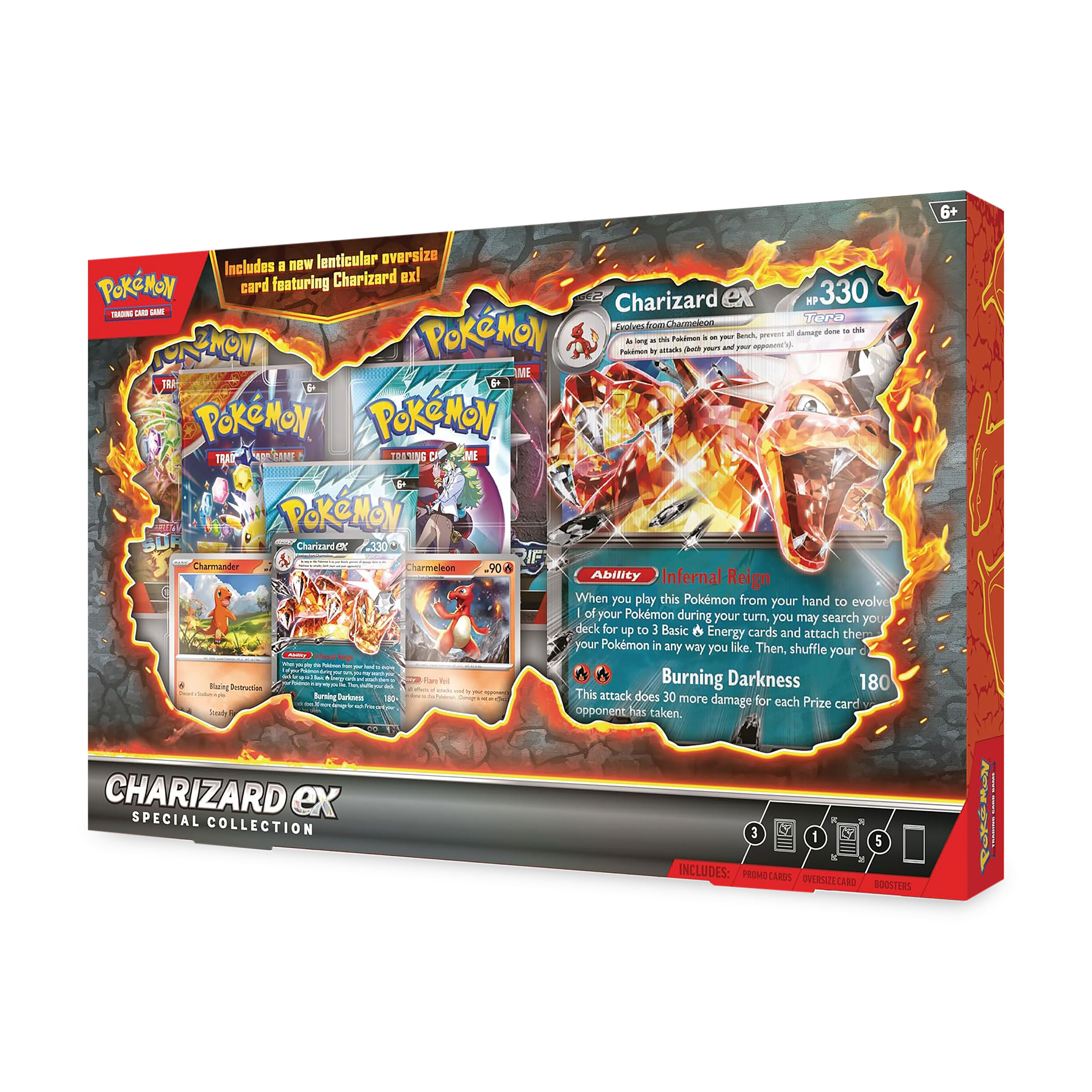 Pokemon - Coffret spécial cartes à collectionner Charizard-Ex version anglaise