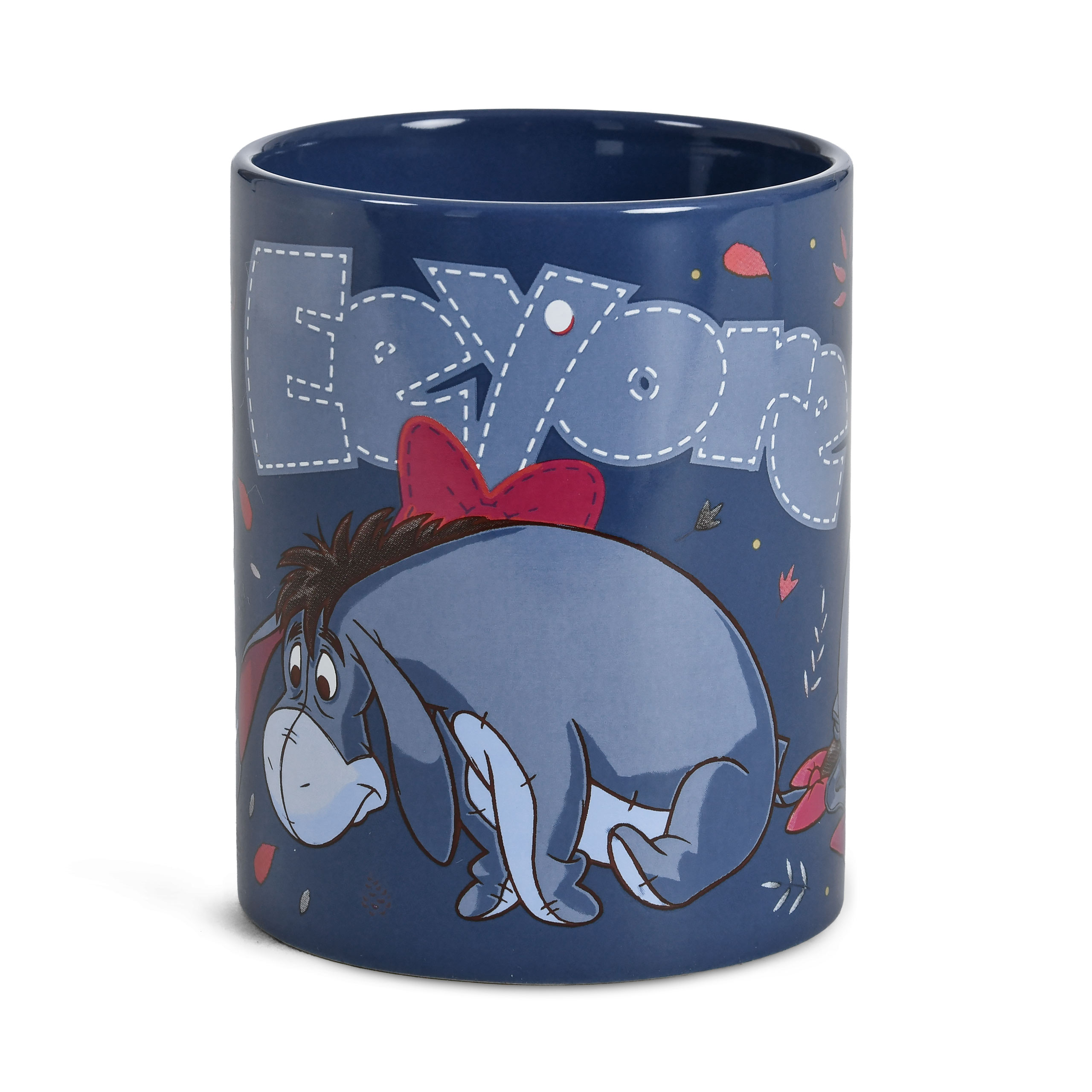 Kubuś Puchatek - kubek Kłapouchy z pluszowym pokrowcem