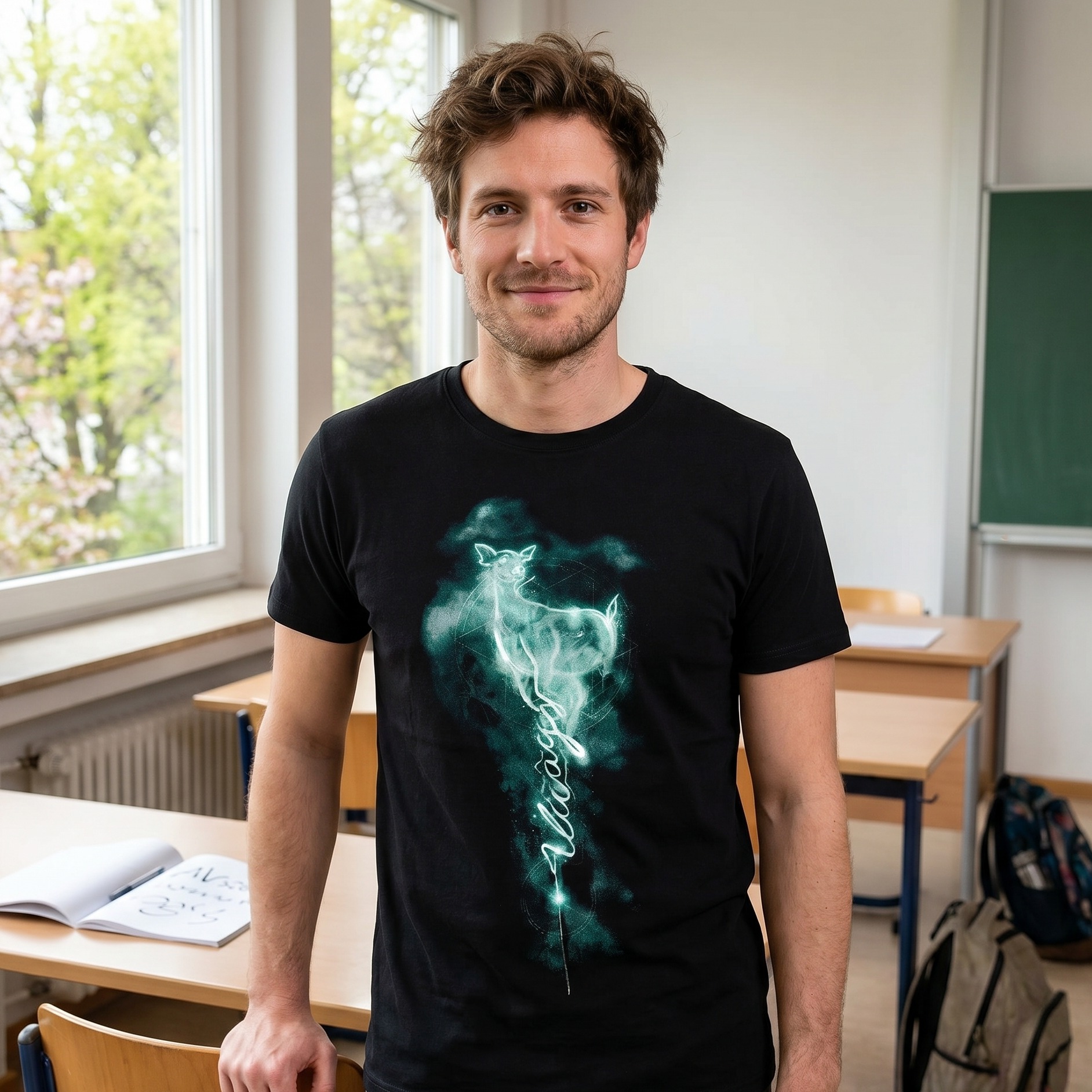 Snape Patronus Always T-Shirt Damen schwarz - Harry Potter